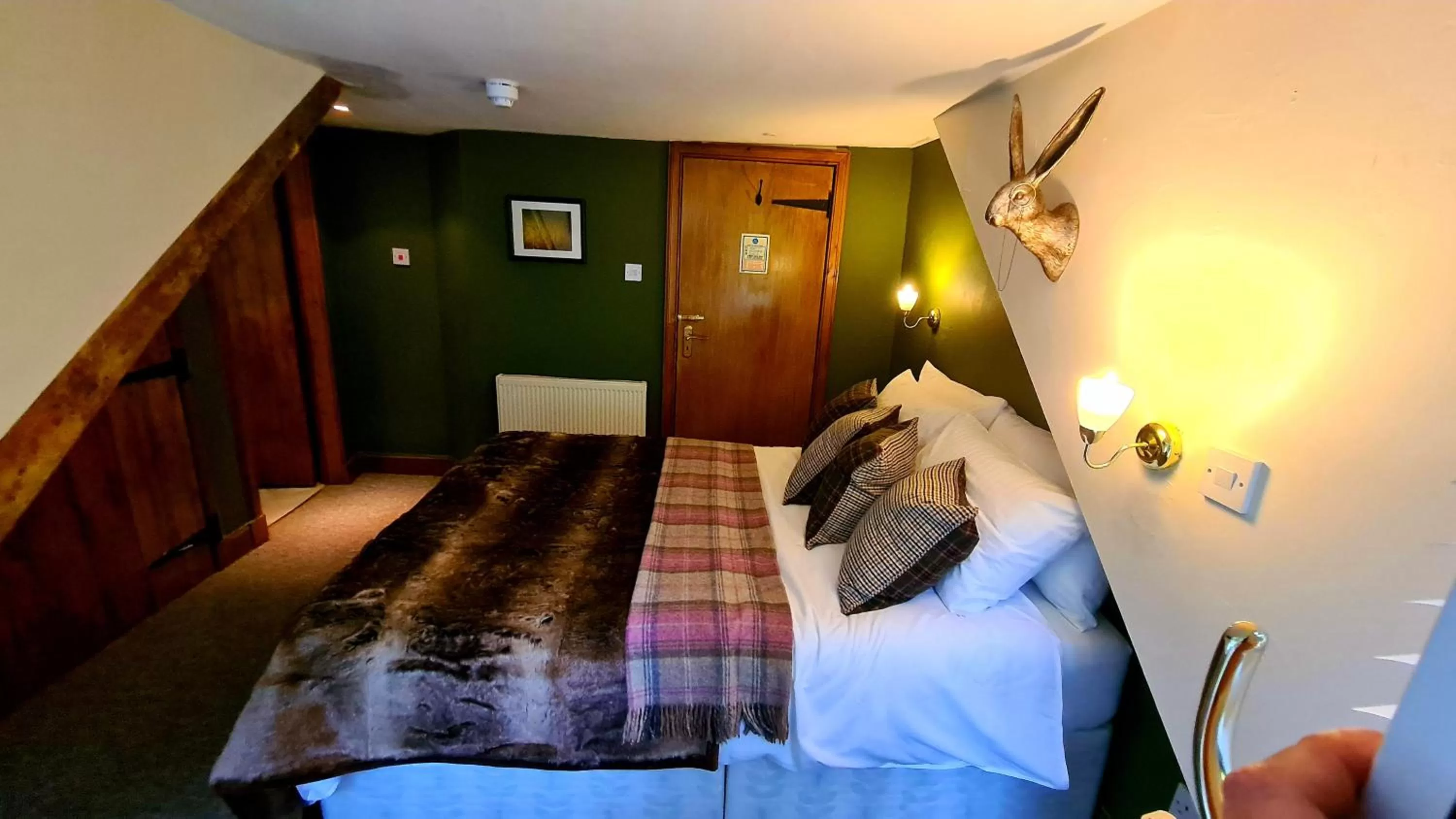 Bed in The Coylet Inn by Loch Eck