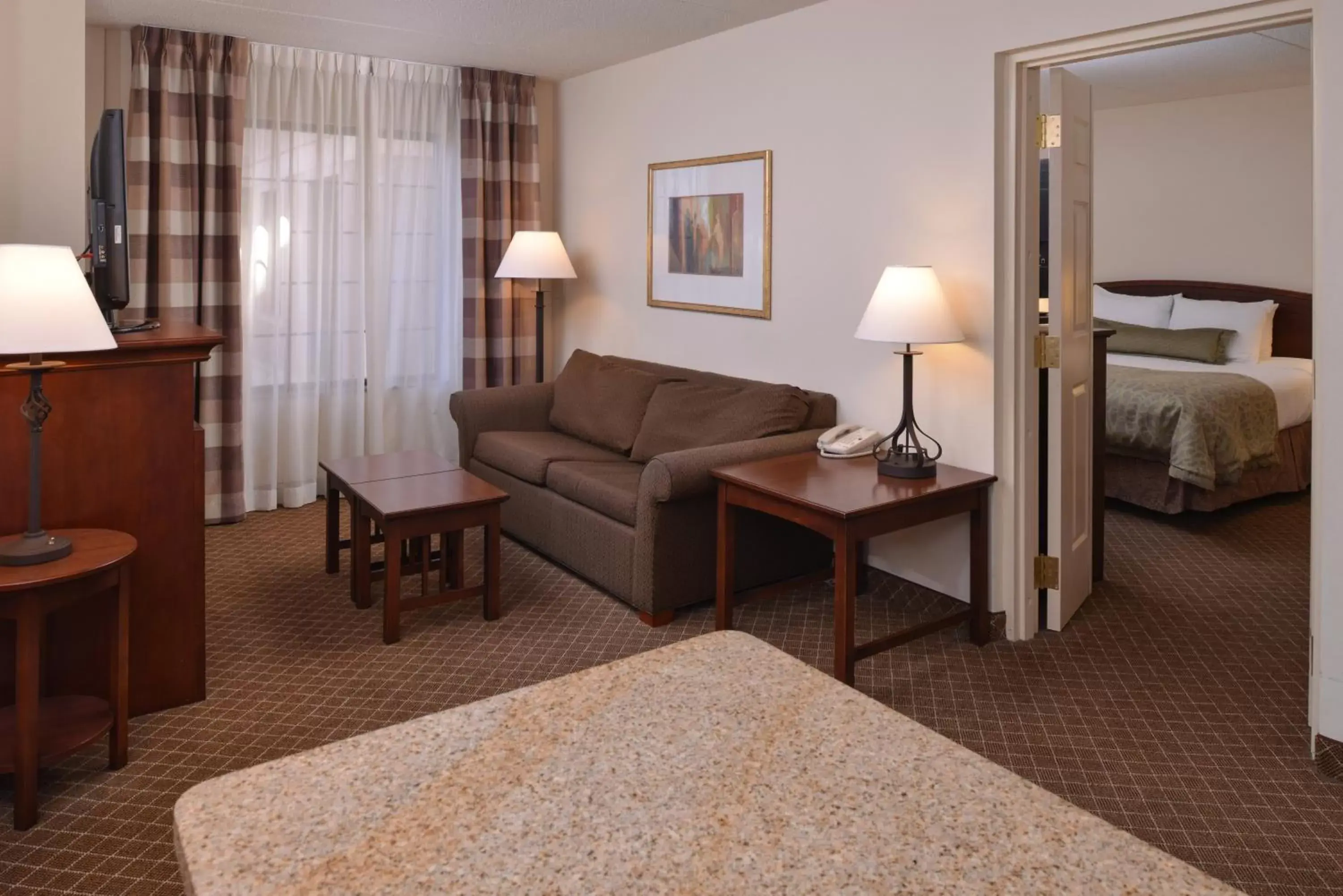 Photo of the whole room, Seating Area in Staybridge Suites Indianapolis-Airport, an IHG Hotel