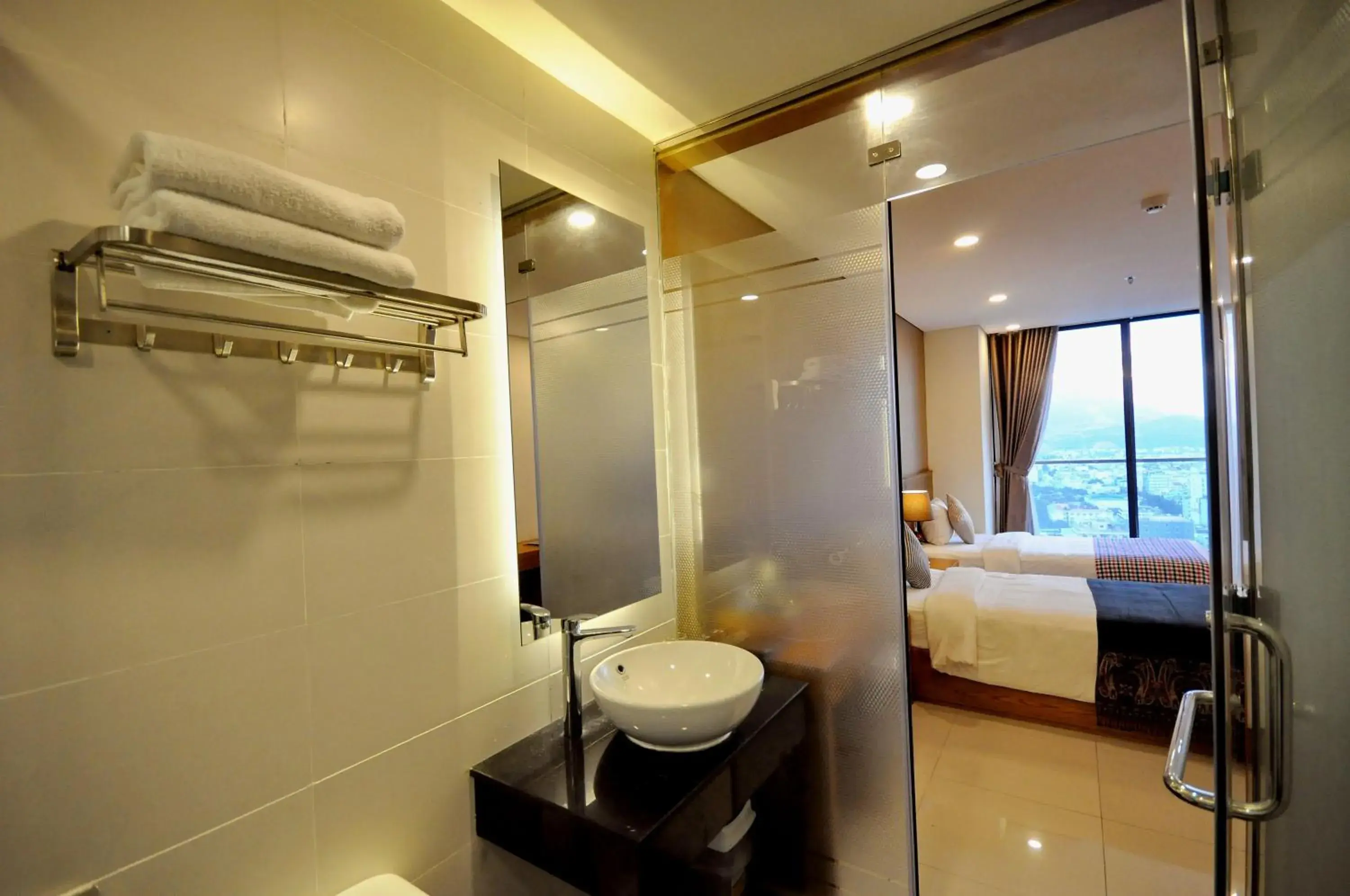 Bathroom in Holi Beach Hotel & Apartments