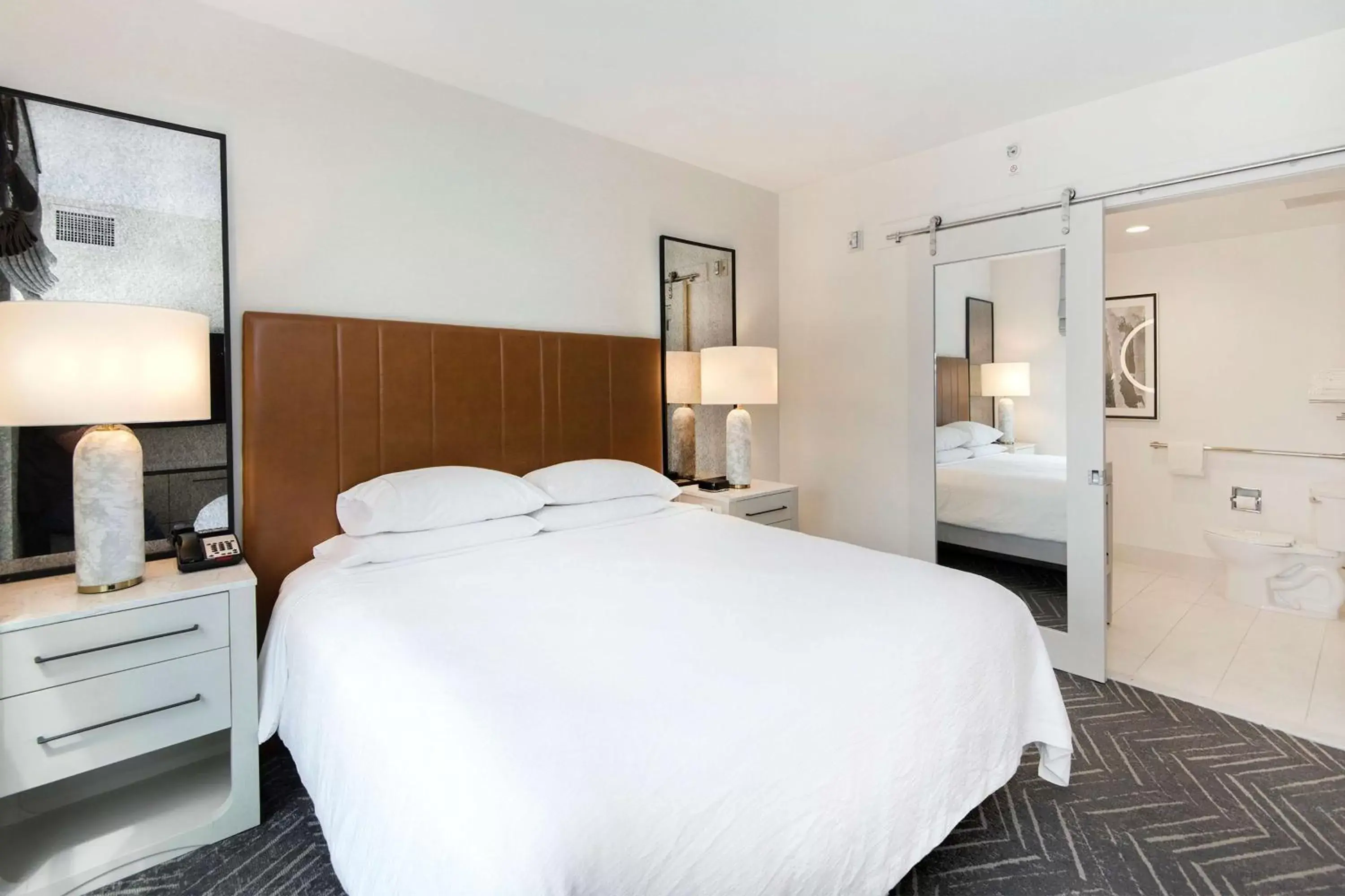 Bed in Embassy Suites by Hilton Raleigh Durham Airport Brier Creek