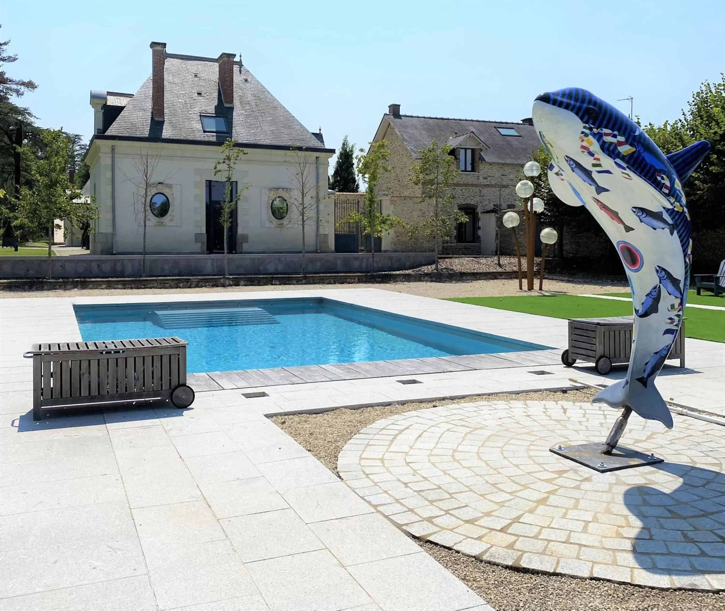 Swimming Pool in Château de Maubreuil