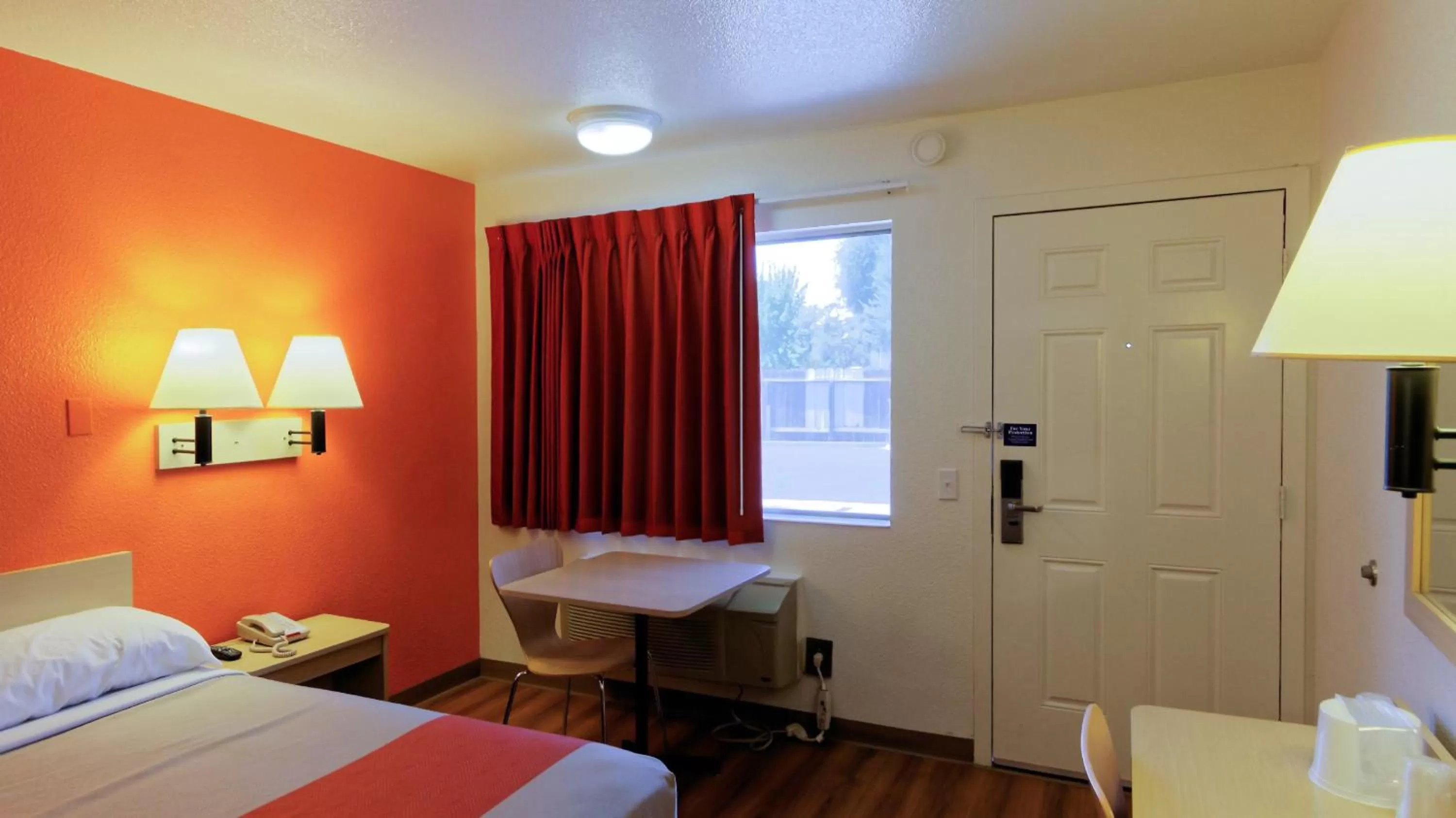 Bed in Motel 6-Chico, CA