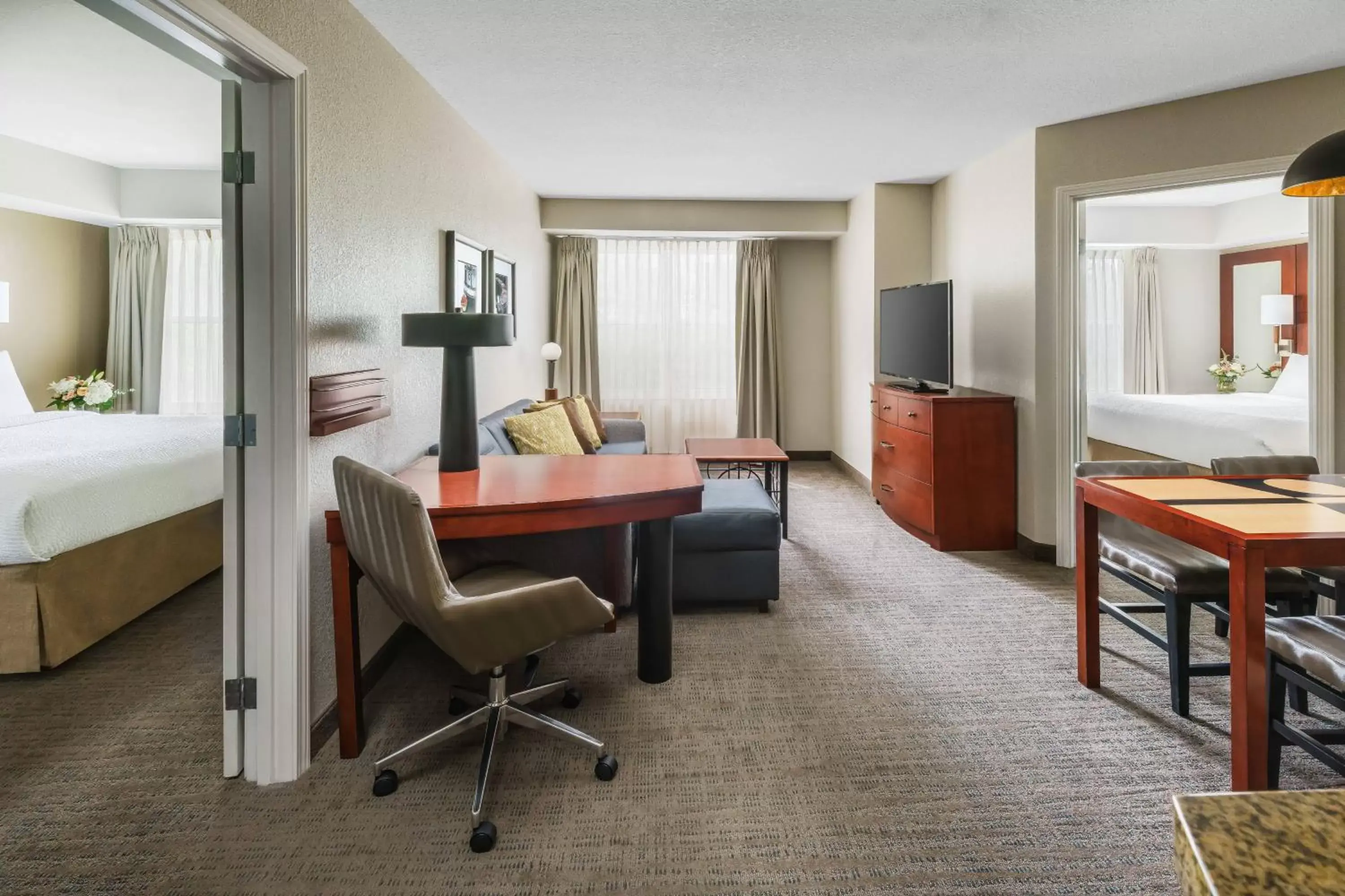 Living room in Residence Inn Burlington Colchester