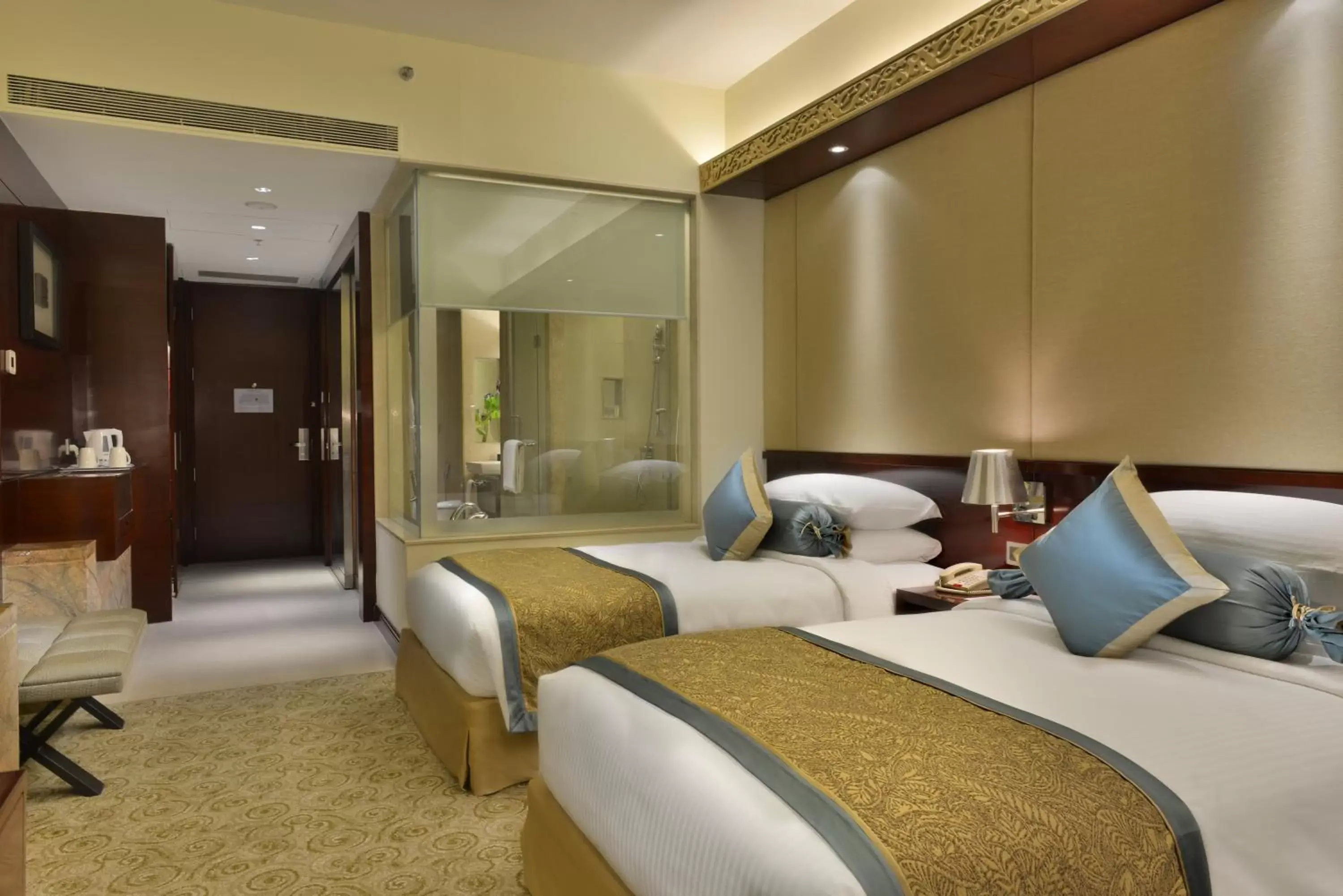 Photo of the whole room, Bed in Crowne Plaza Ahmedabad City Centre, an IHG Hotel