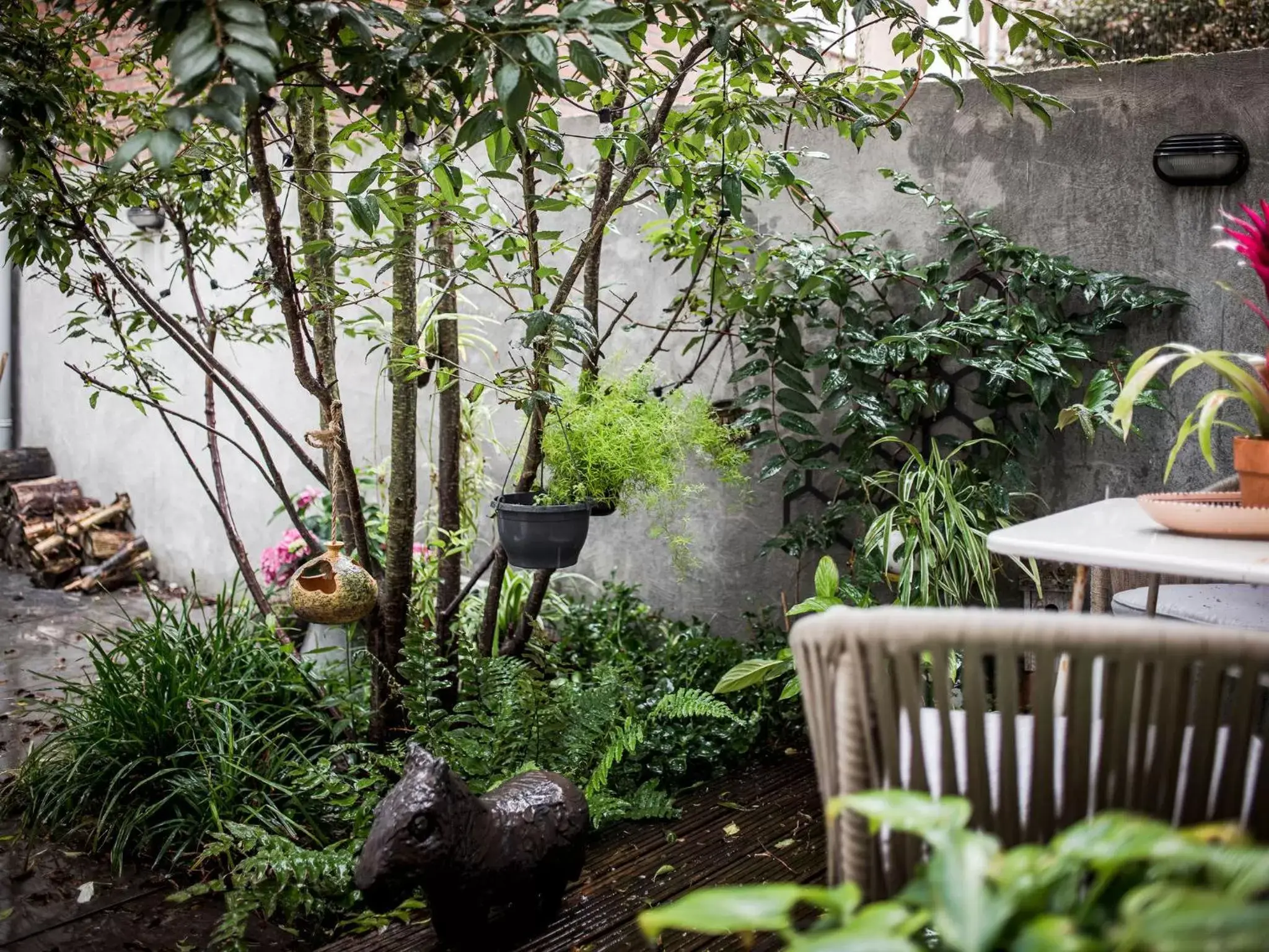 Patio, Garden in Romantic Wellness BnB Noordwijk