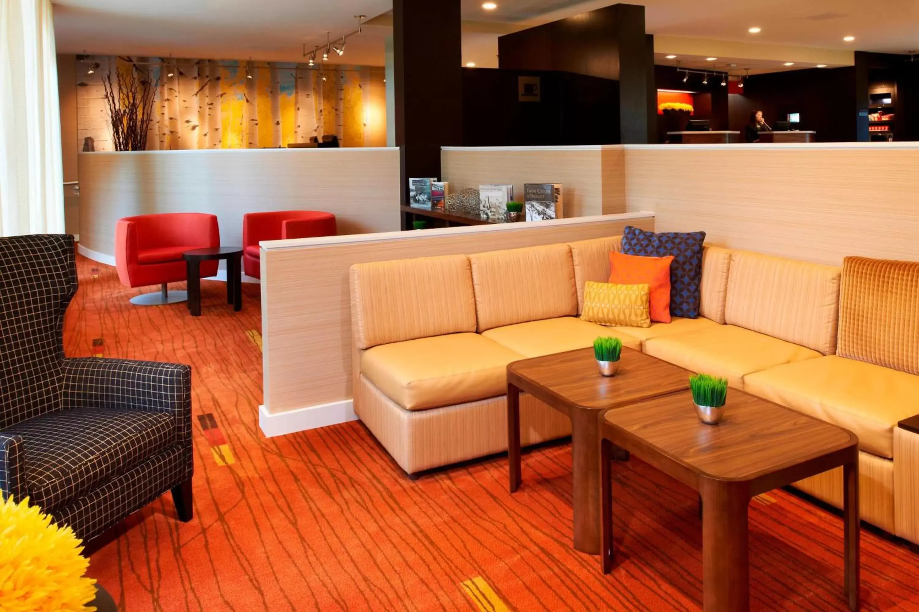 Lobby or reception in Courtyard by Marriott Minneapolis-St. Paul Airport