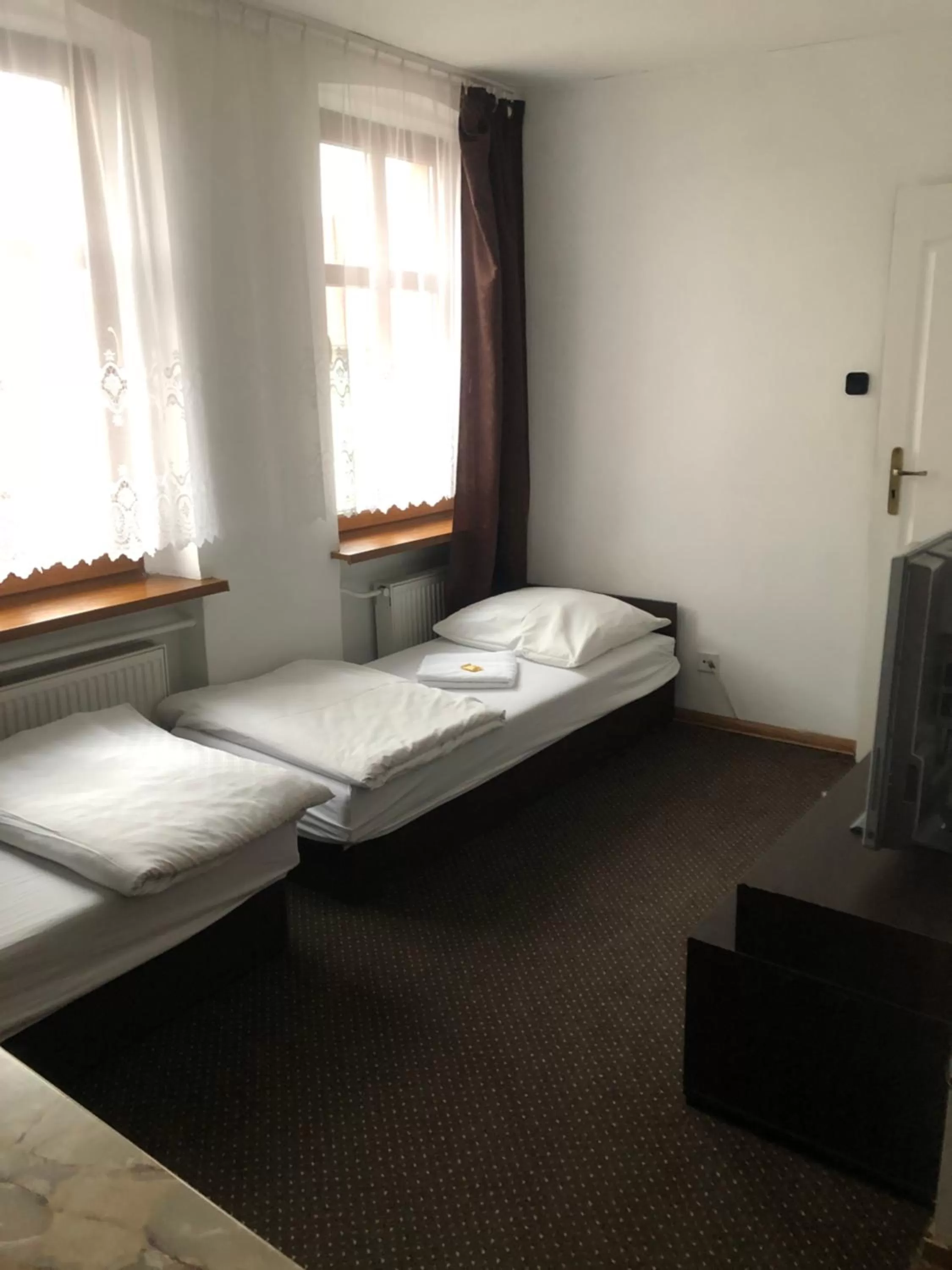 Bed in Hotel Gryf