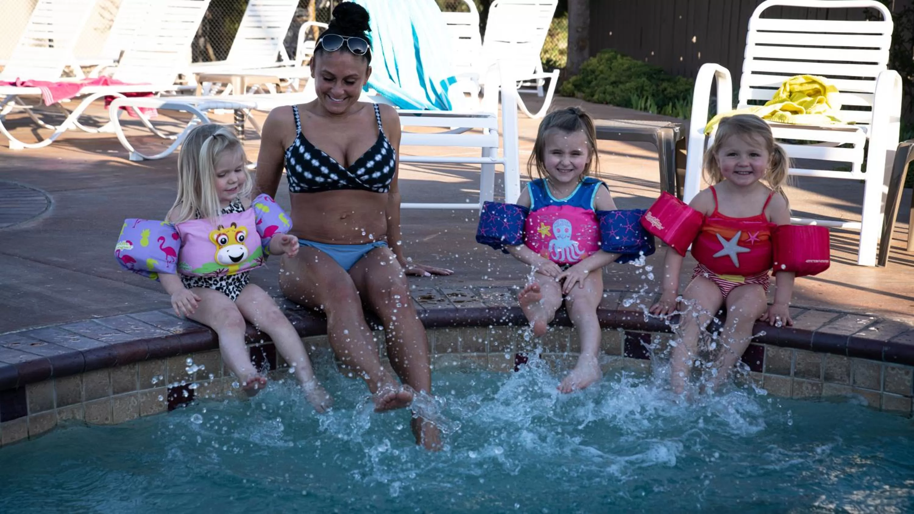 Children in Mountain View Lodge