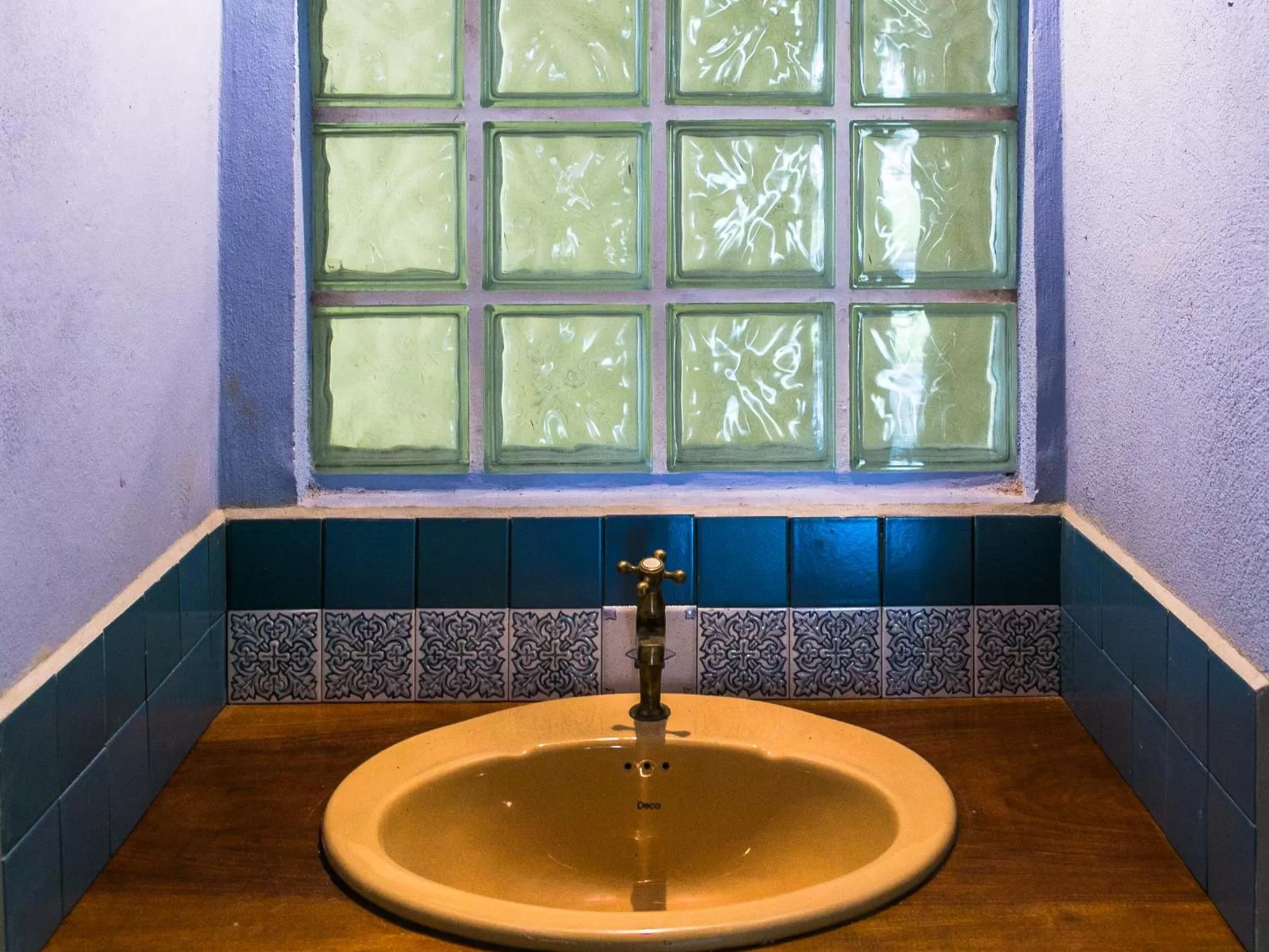 Decorative detail, Bathroom in Lagamar Ecohotel