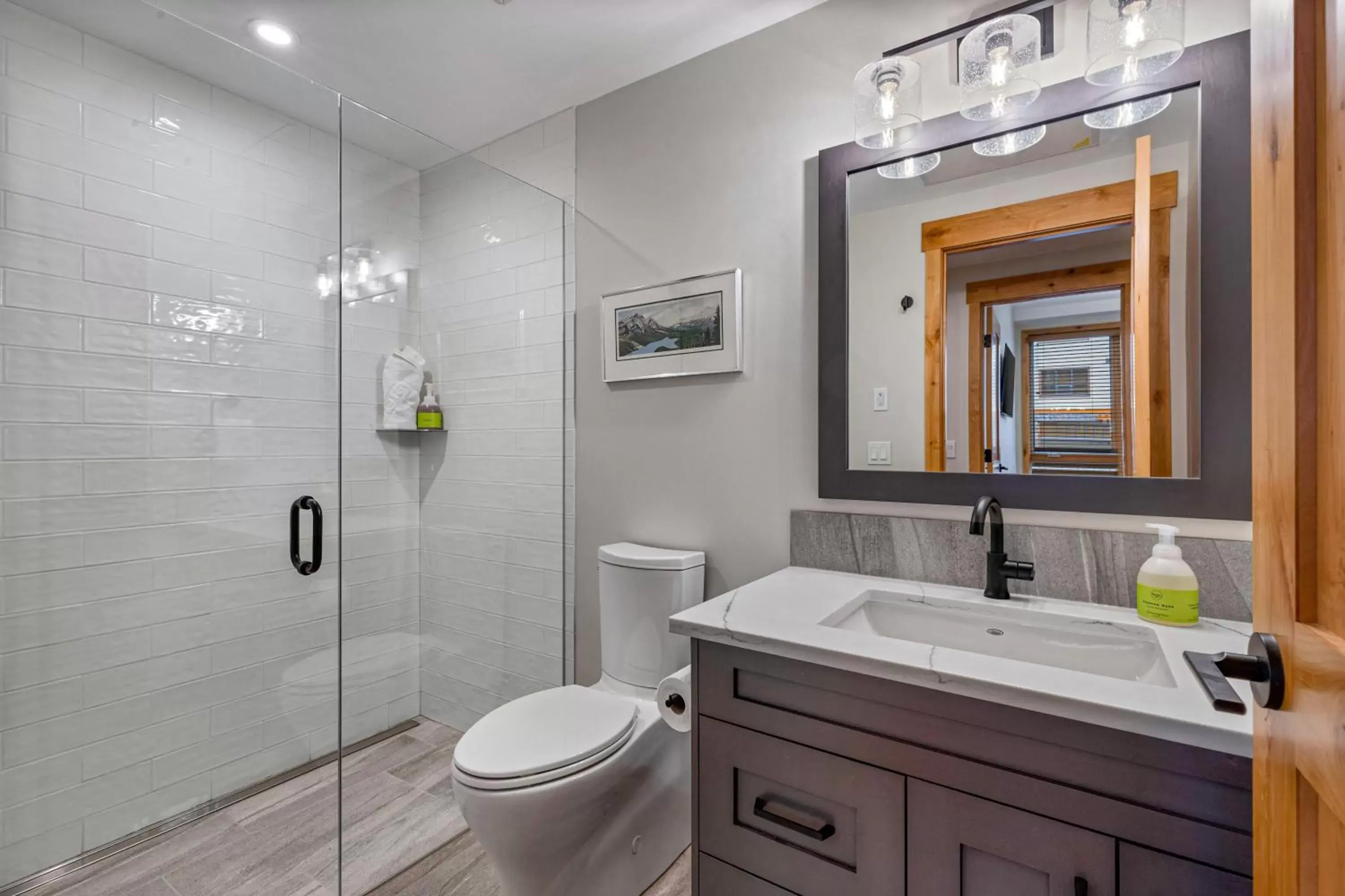 Bathroom in Tamarack Lodge by Spring Creek Vacations