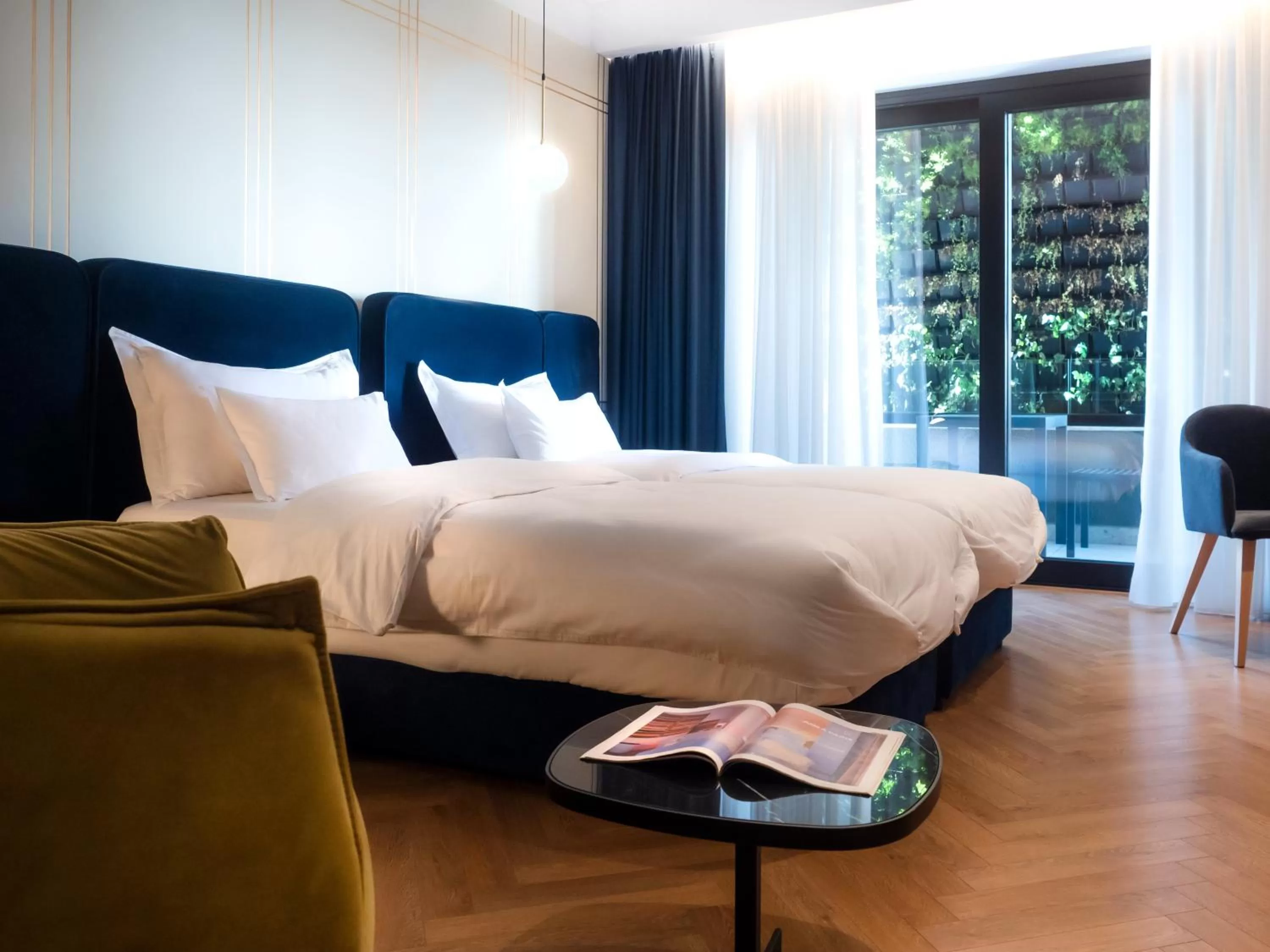 Bed in Moncafe Boutique Hotel & SPA Tirana