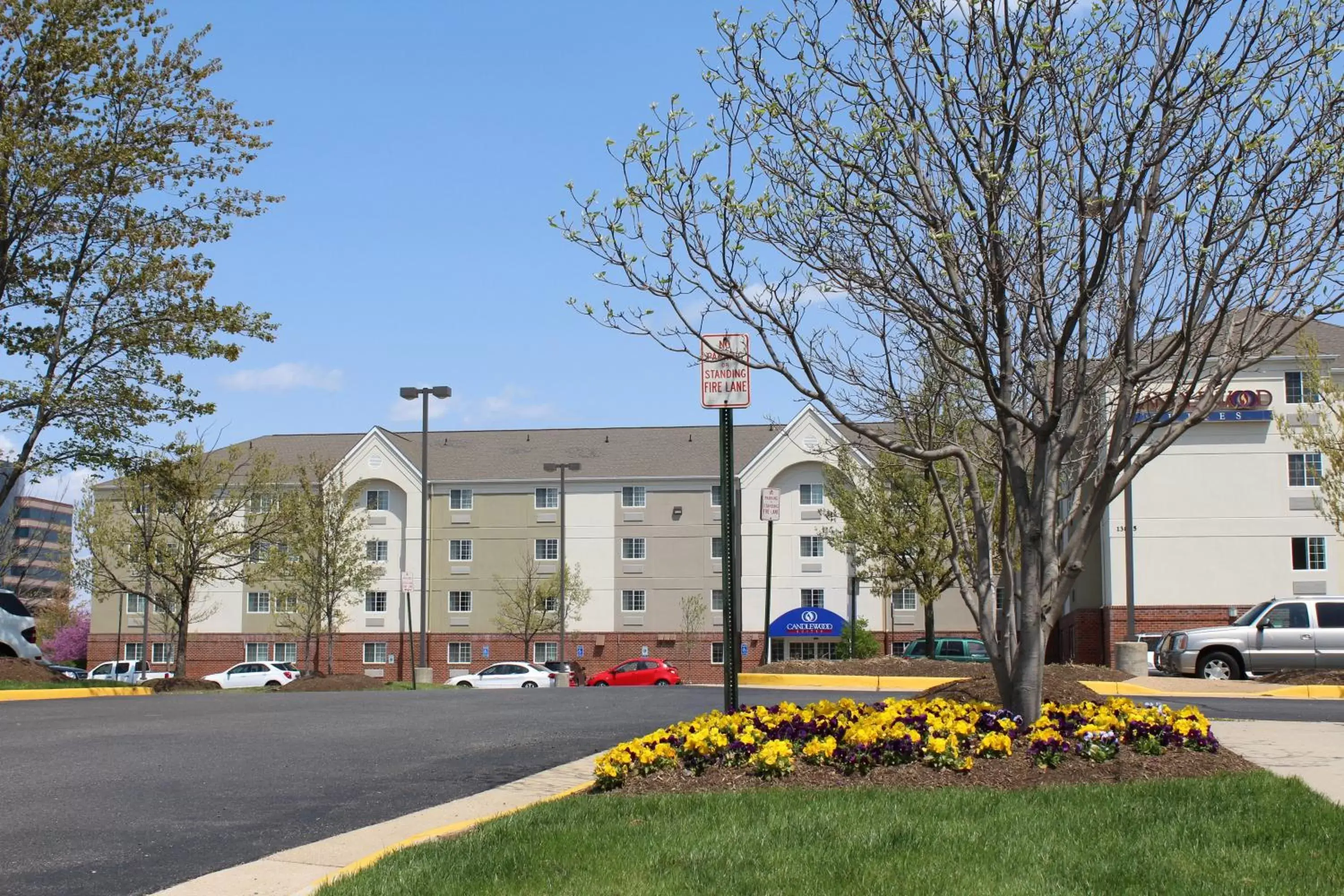 Property building in Candlewood Suites Washington-Dulles Herndon, an IHG Hotel