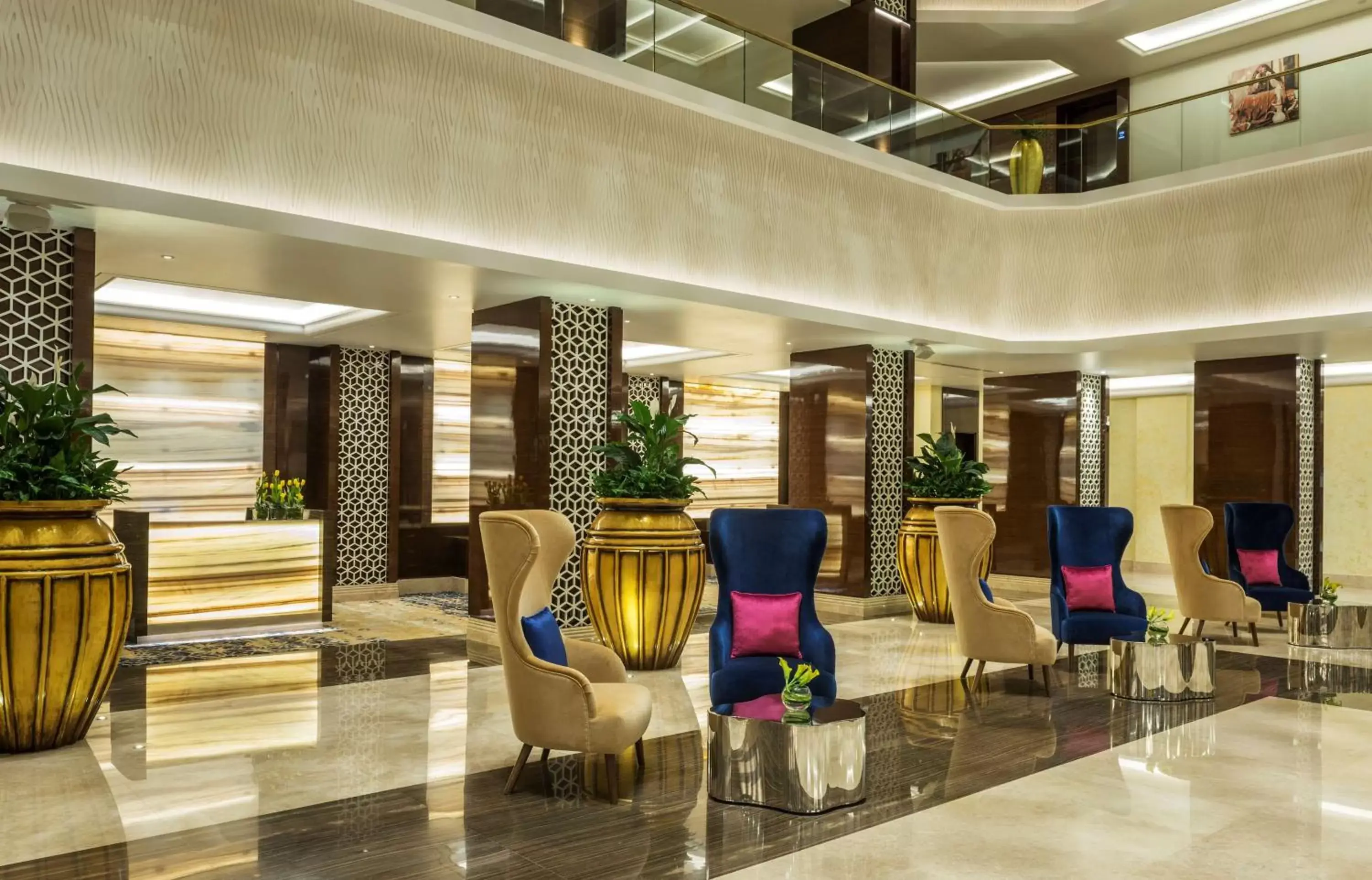 Lobby or reception in Radisson Blu Hotel, Ajman