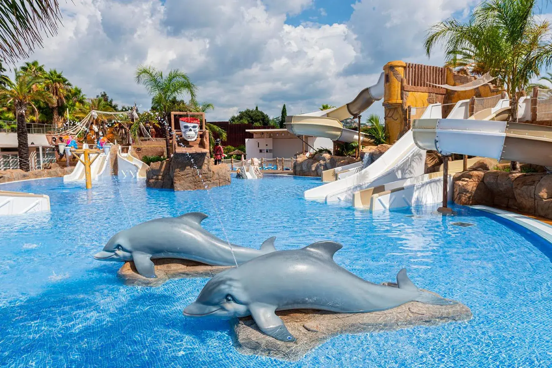 Children play ground, Swimming Pool in Aparthotel Costa Encantada