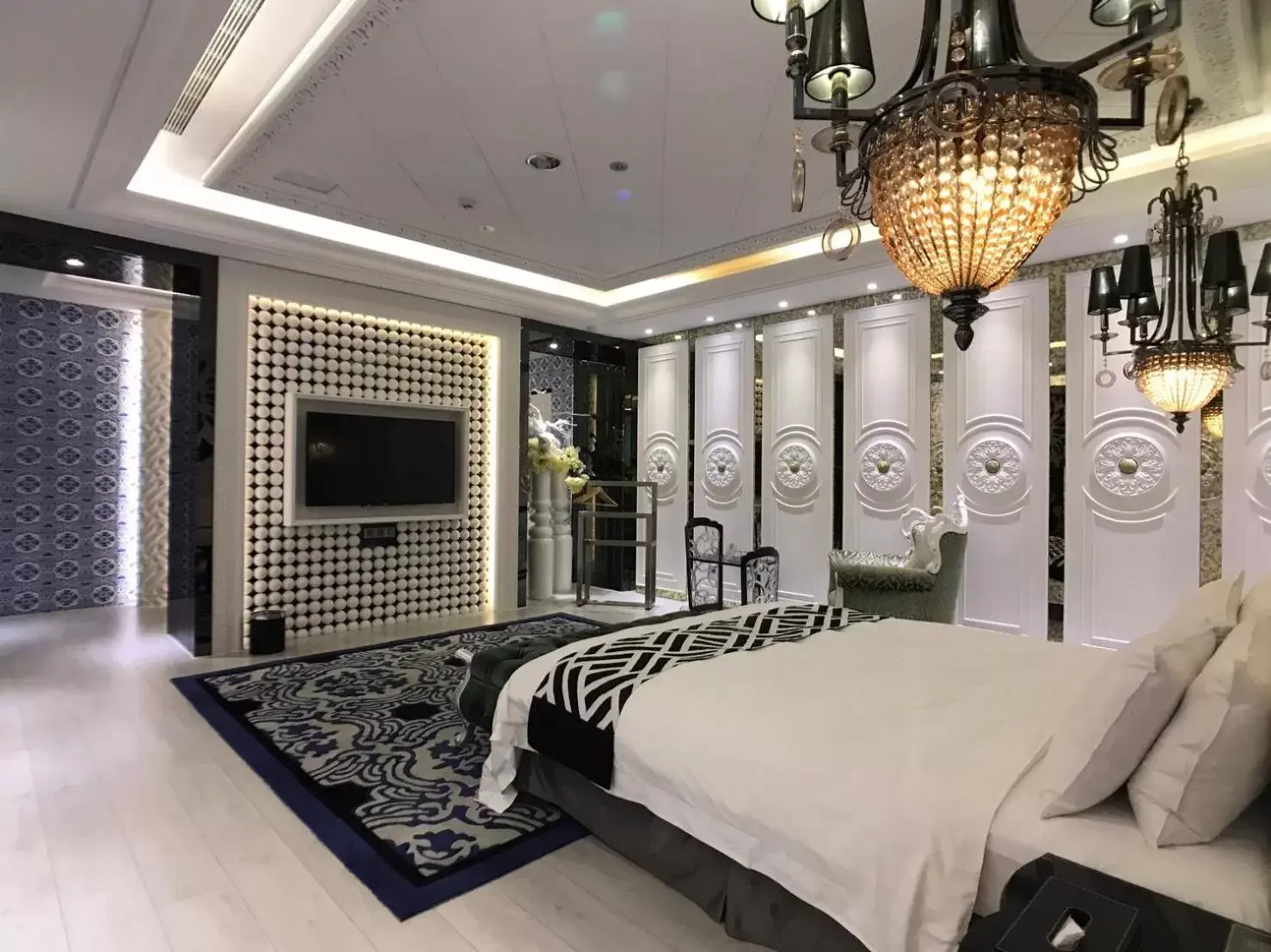 Photo of the whole room, Bed in 冠月精品旅館-Puli Ease Hotel Photo of the whole room, Bed in 冠月精品旅館-Puli Ease Hotel