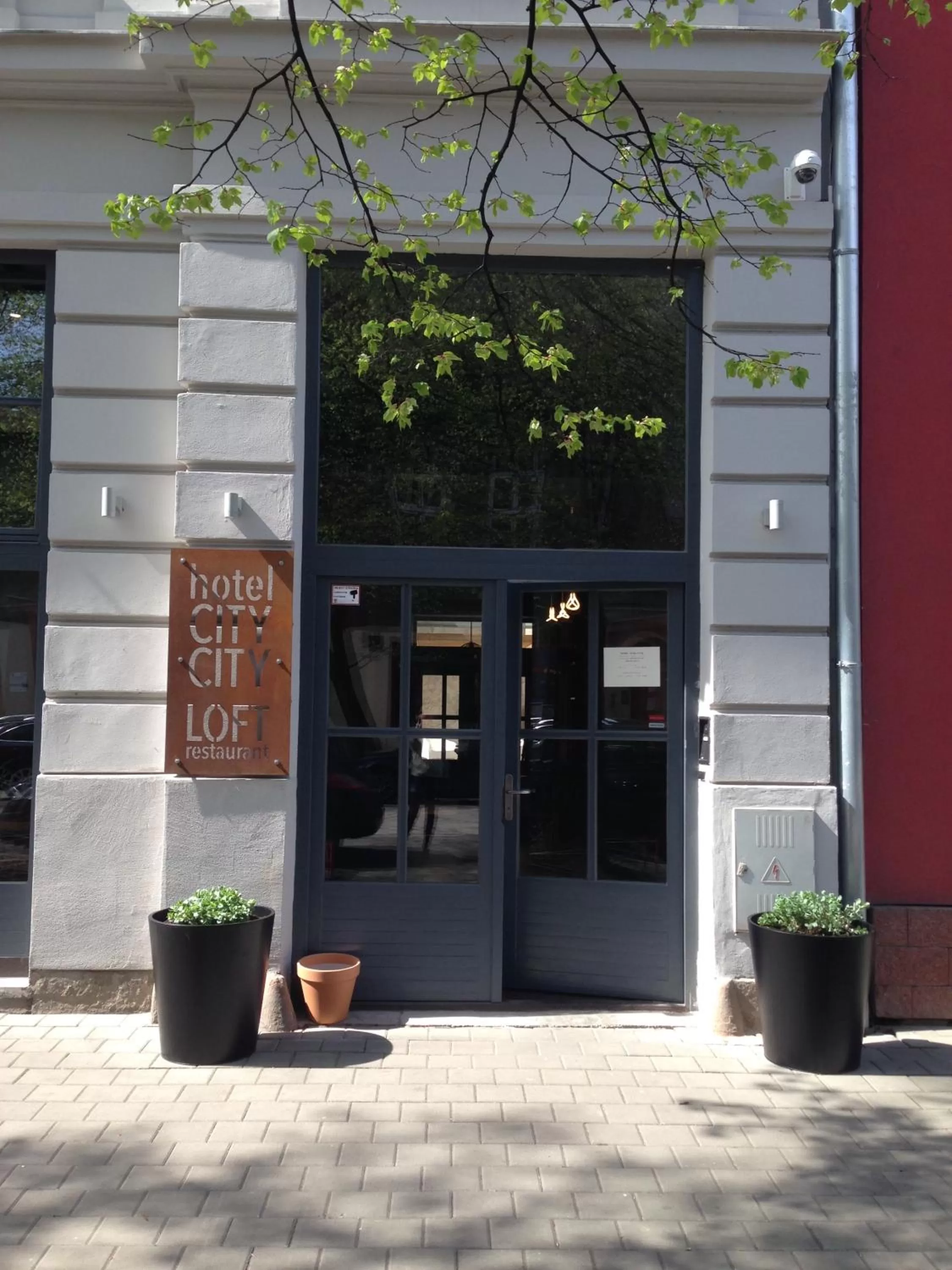 Patio in Hotel city.city