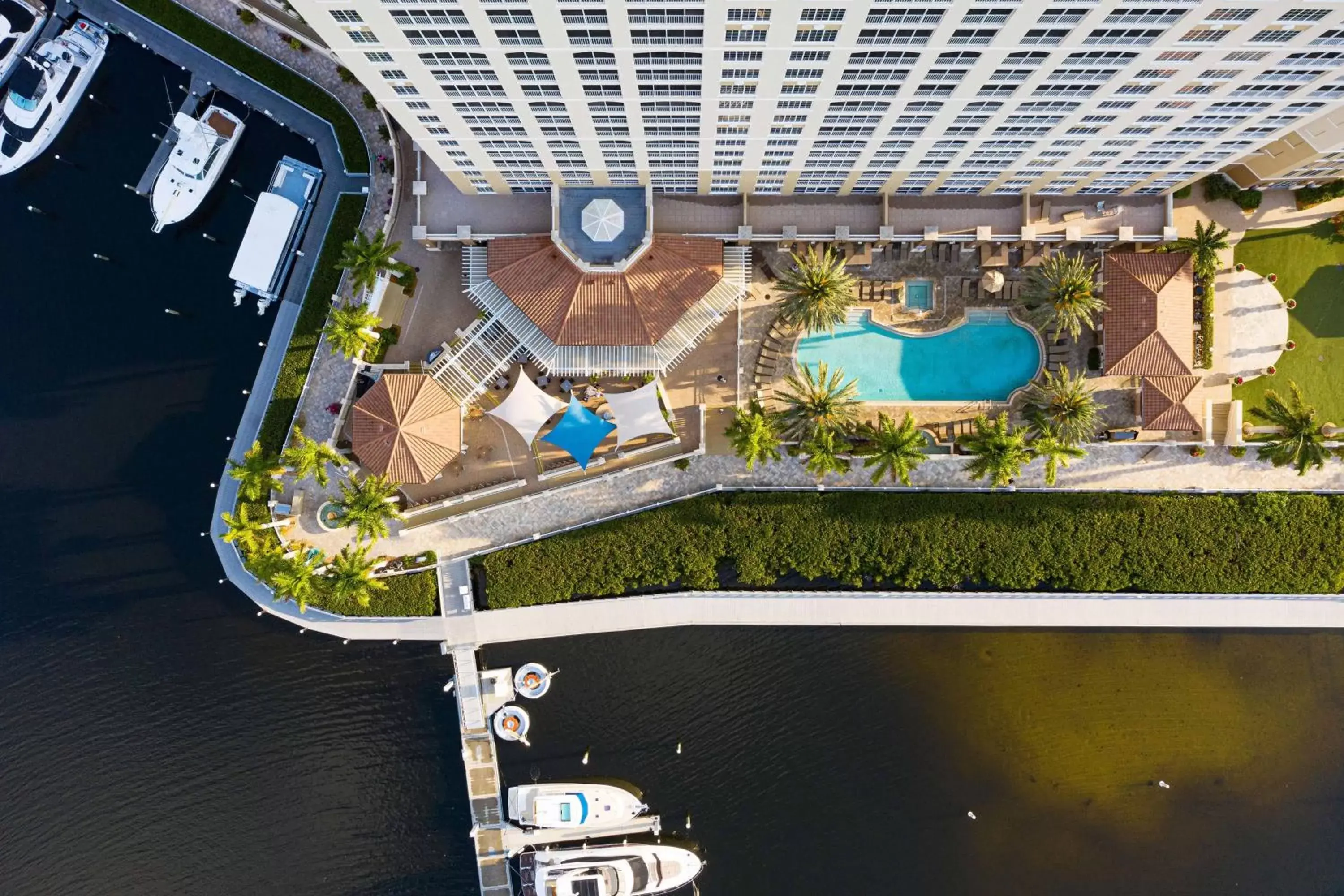 Property building, Bird's-eye View in The Westin Cape Coral Resort at Marina Village