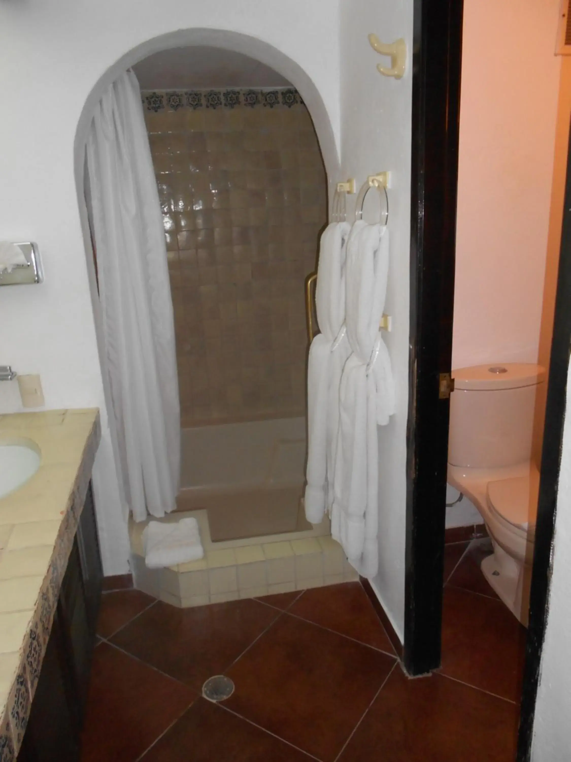 Bathroom in Hotel Hacienda Taboada (Aguas Termales)