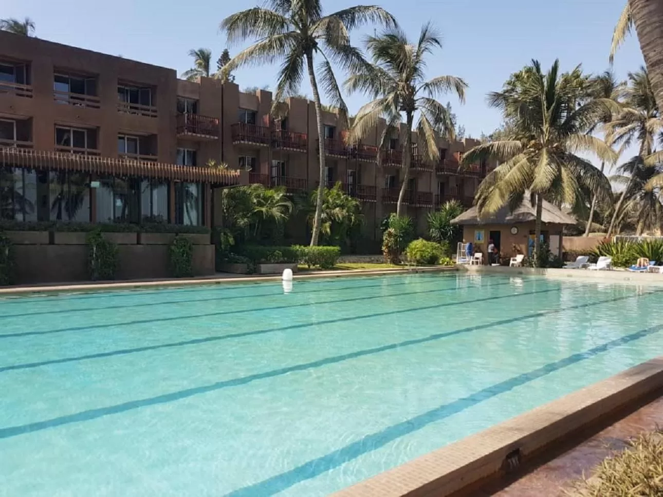 Swimming pool in Hotel Jardin Savana Dakar