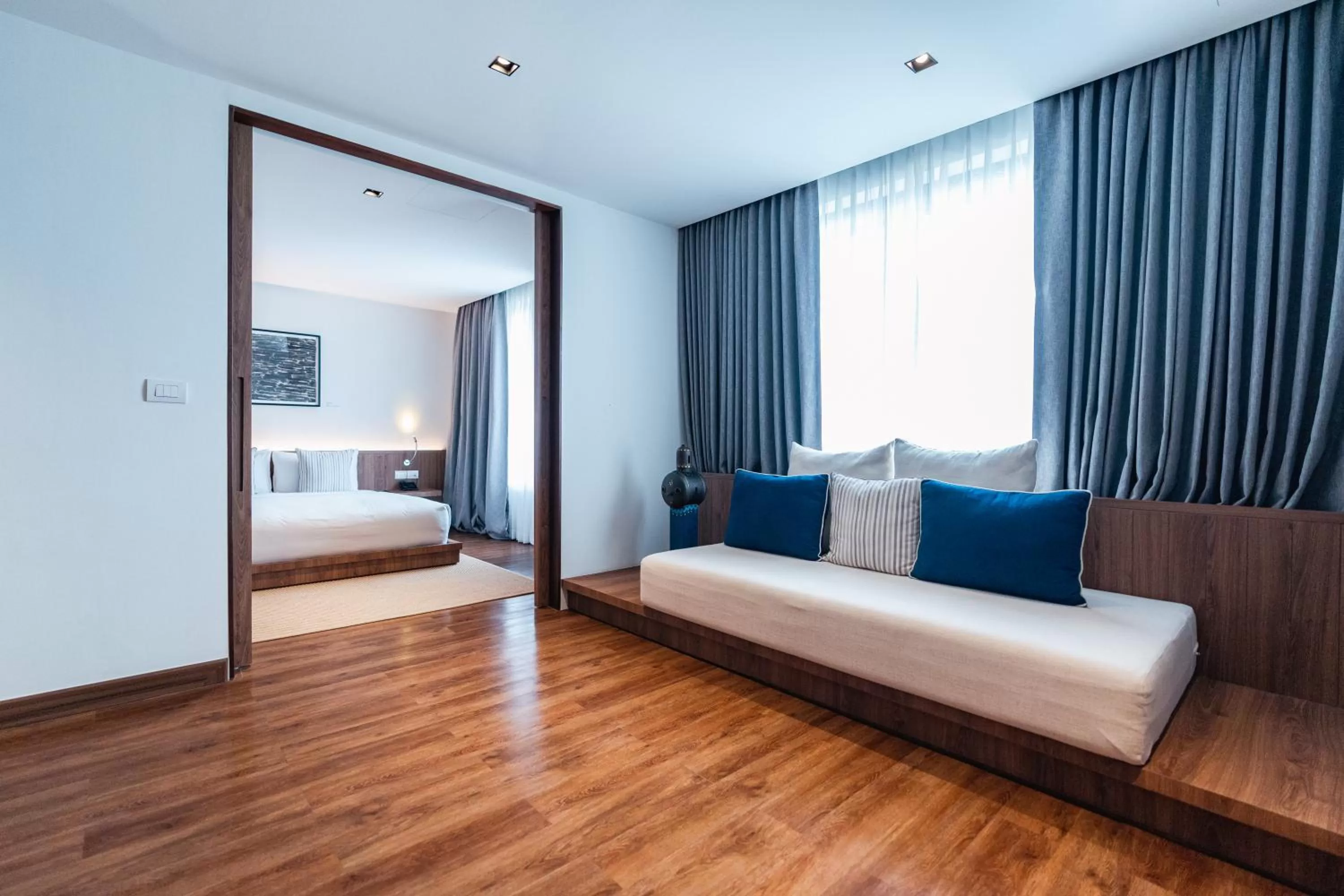 Seating area, Bed in QUU HOTEL Chiang Mai