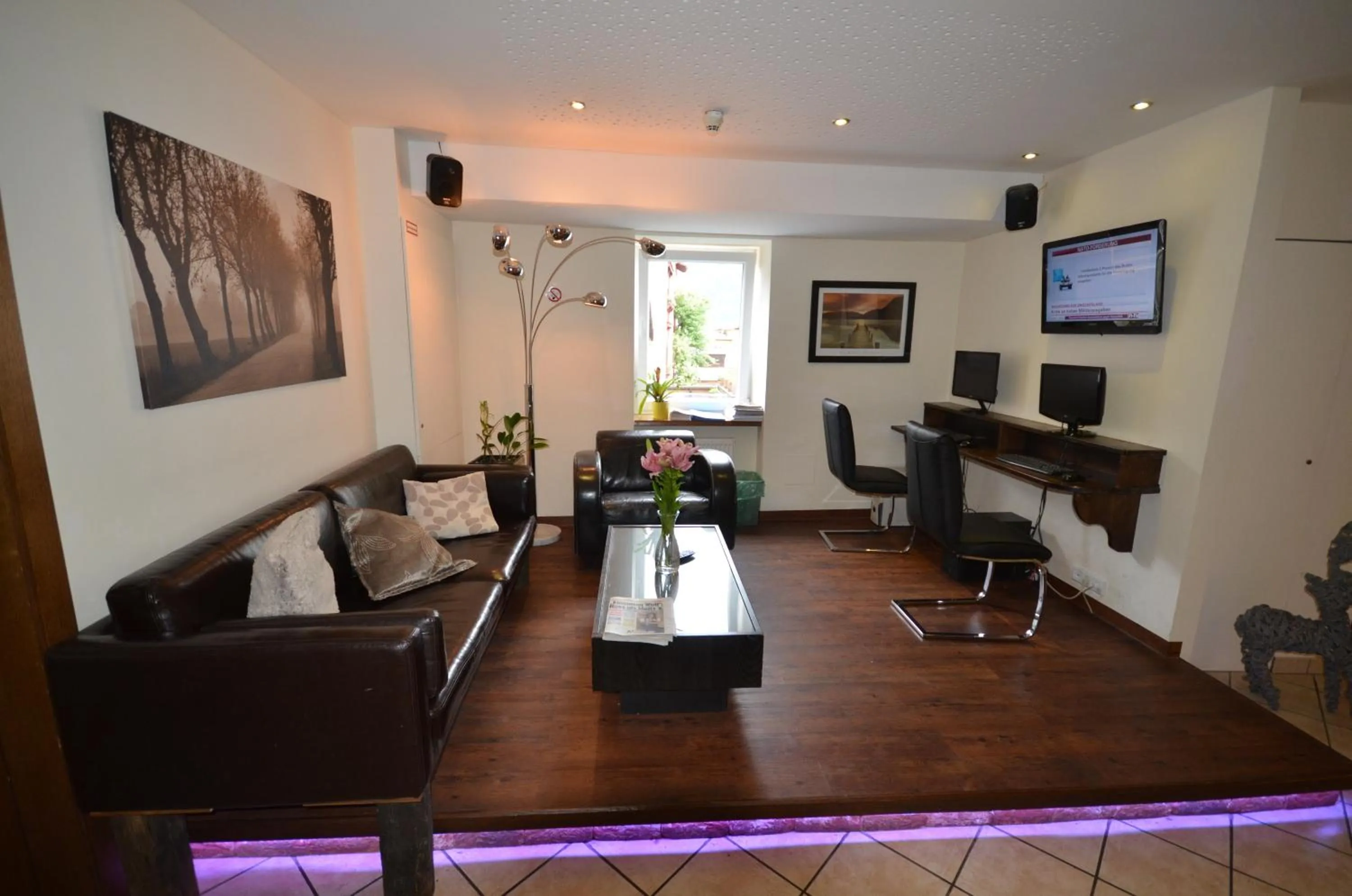 Lobby or reception in Hotel Traube