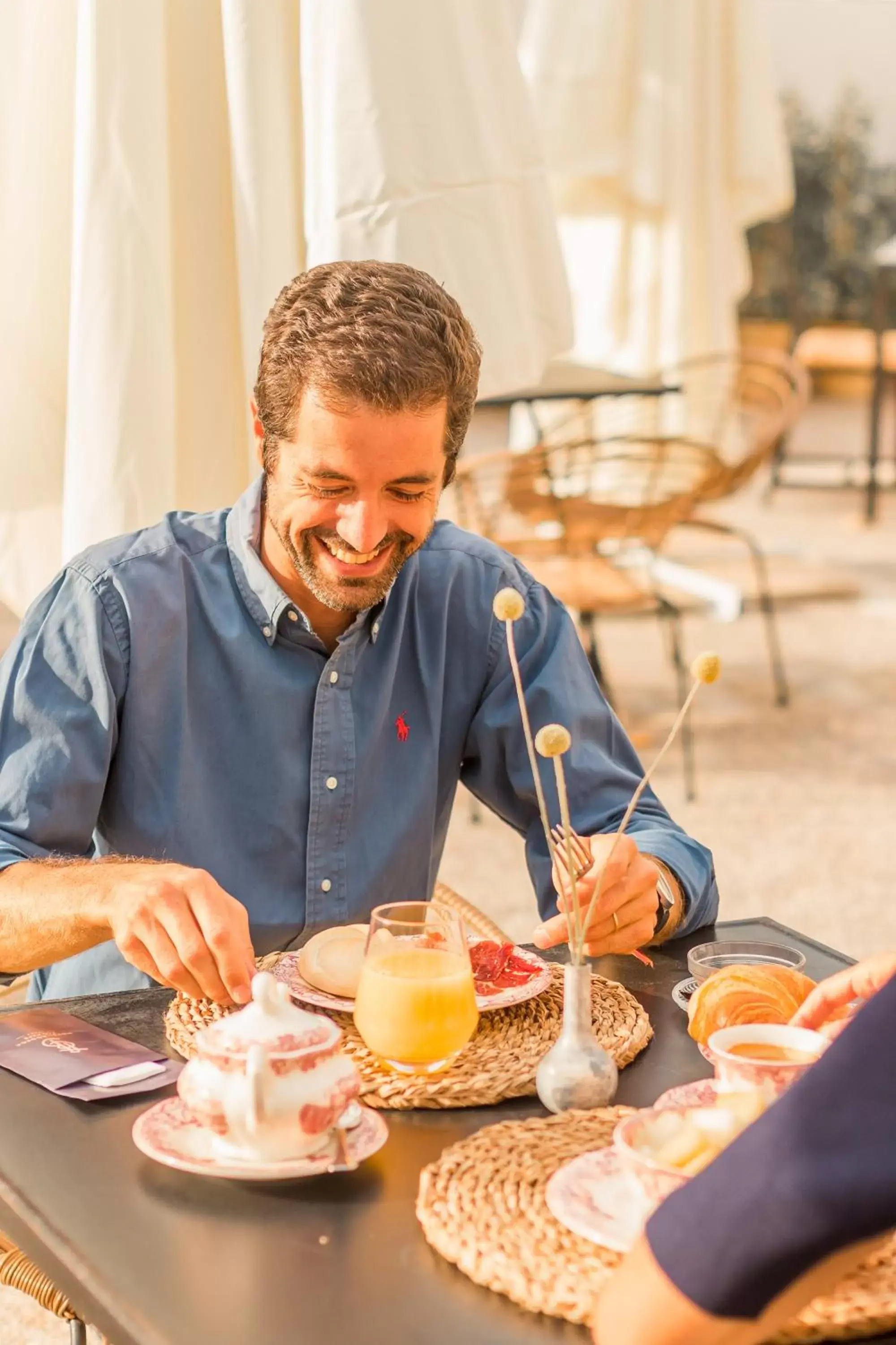 Continental breakfast in Hotel Bodega Tio Pepe