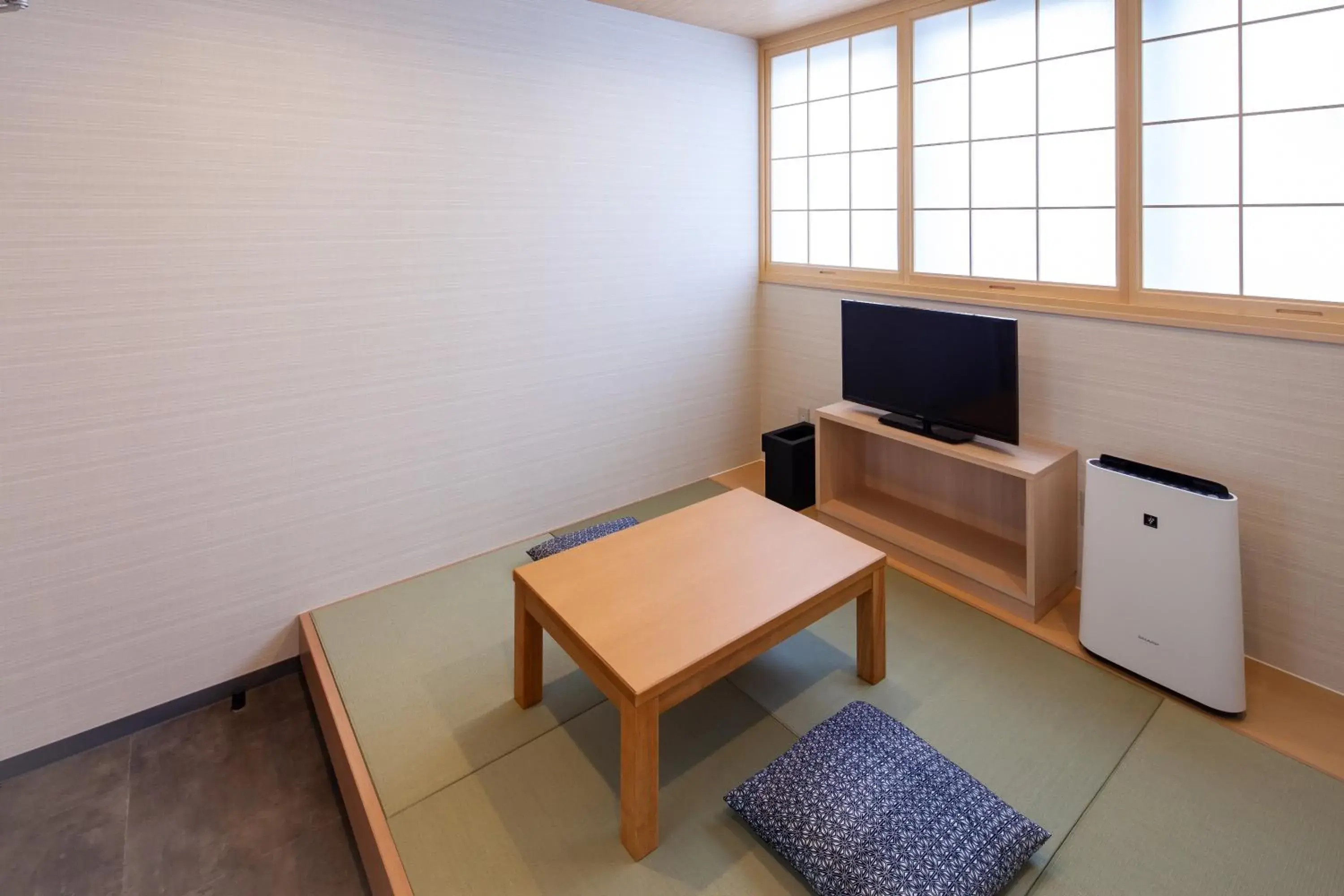 Photo of the whole room, TV/Entertainment Center in Y's CABIN&HOTEL Naha Kokusai Street