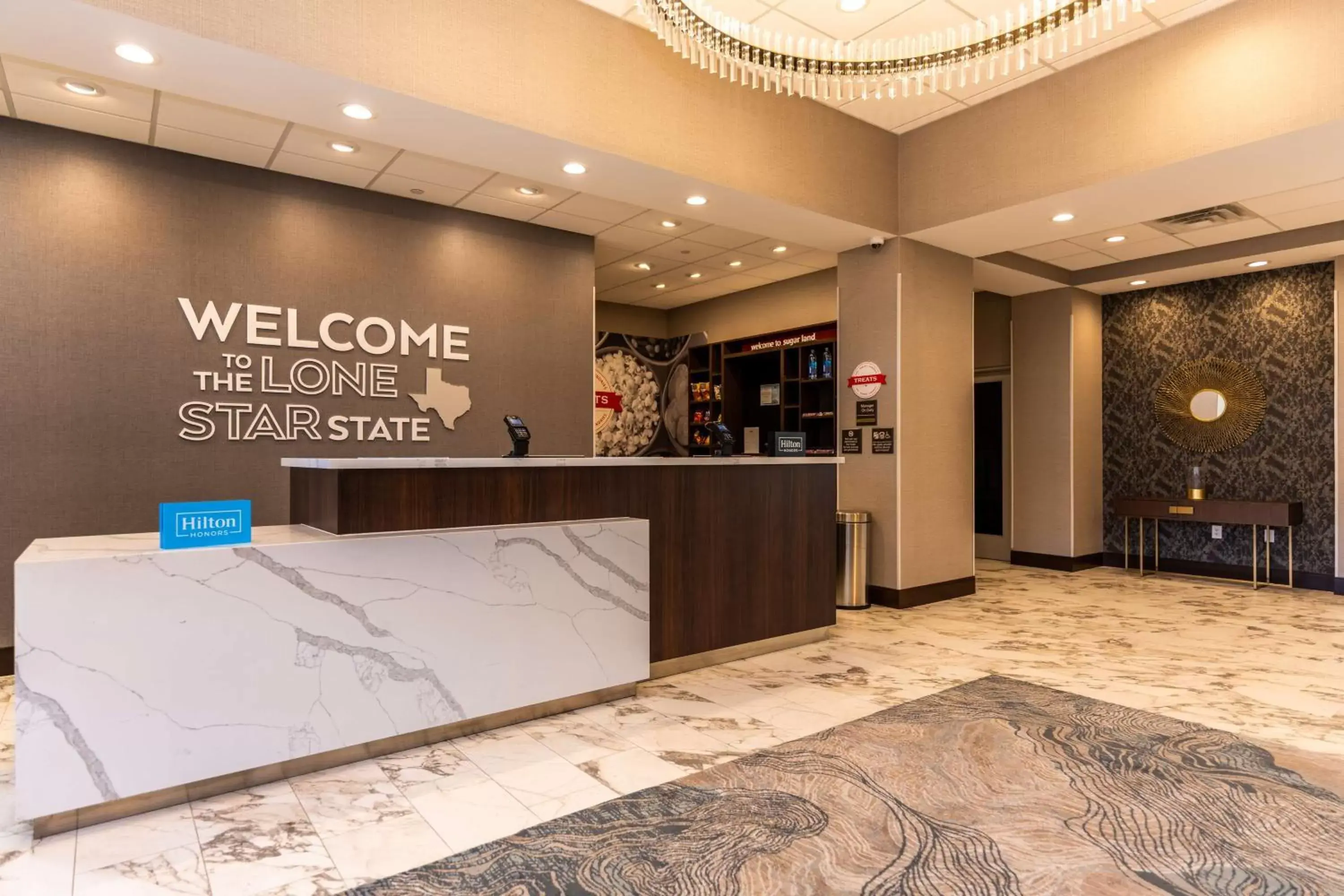 Lobby or reception in Hampton Inn & Suites Sugar Land, Tx