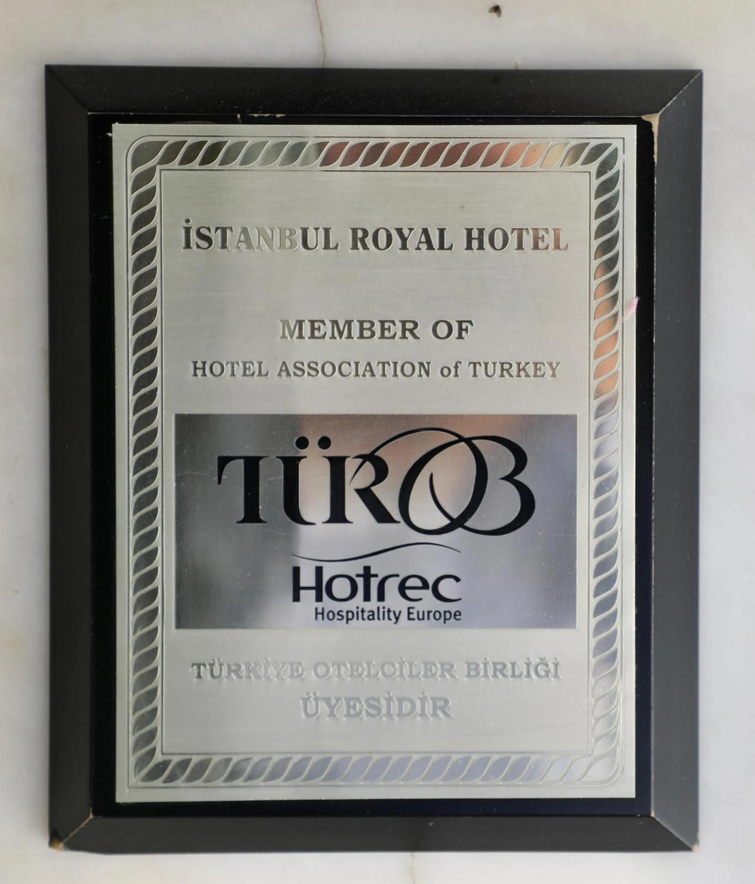 Lobby or reception in Istanbul Royal Hotel