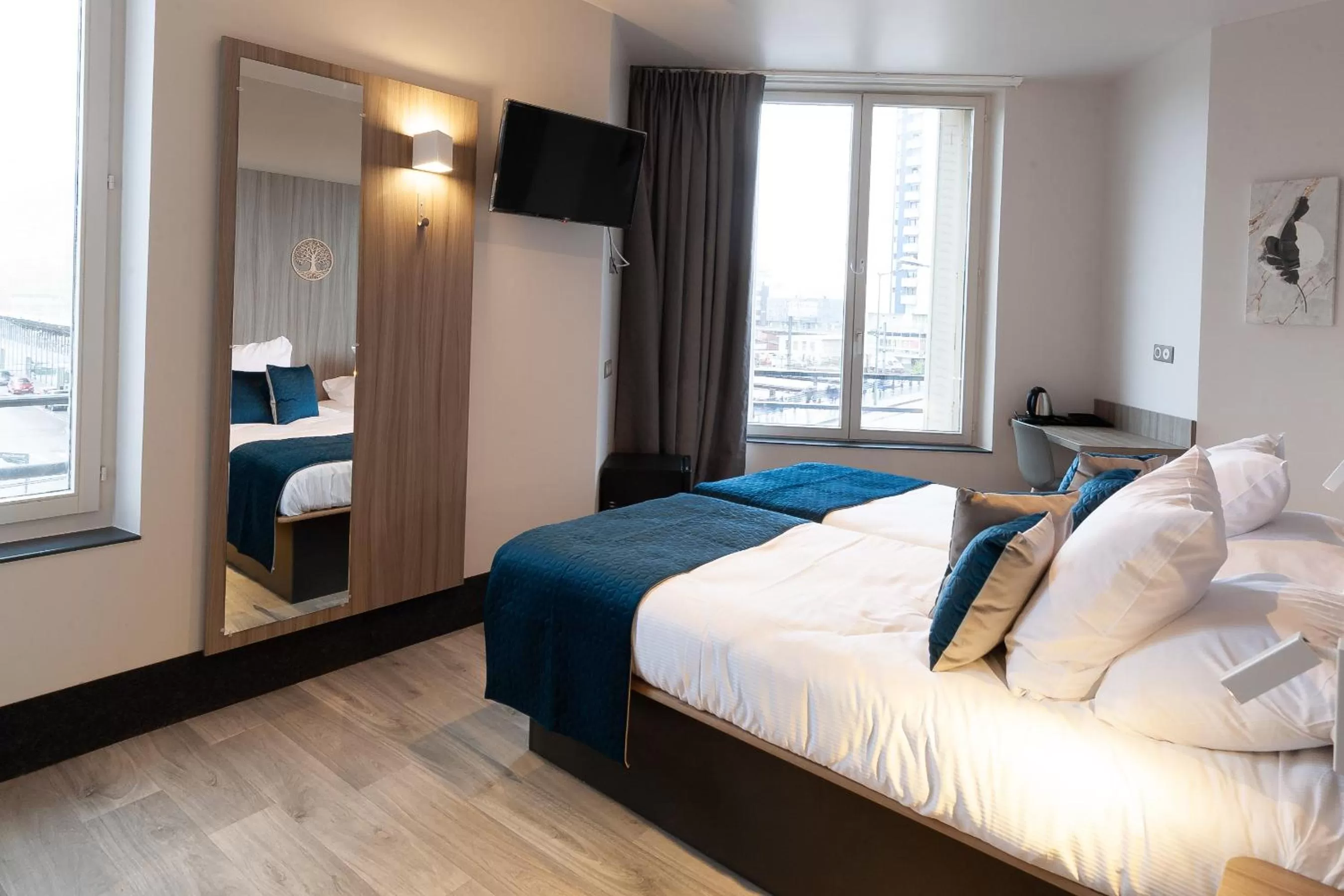 Bed in Hôtel Nancy Gare-Congrés