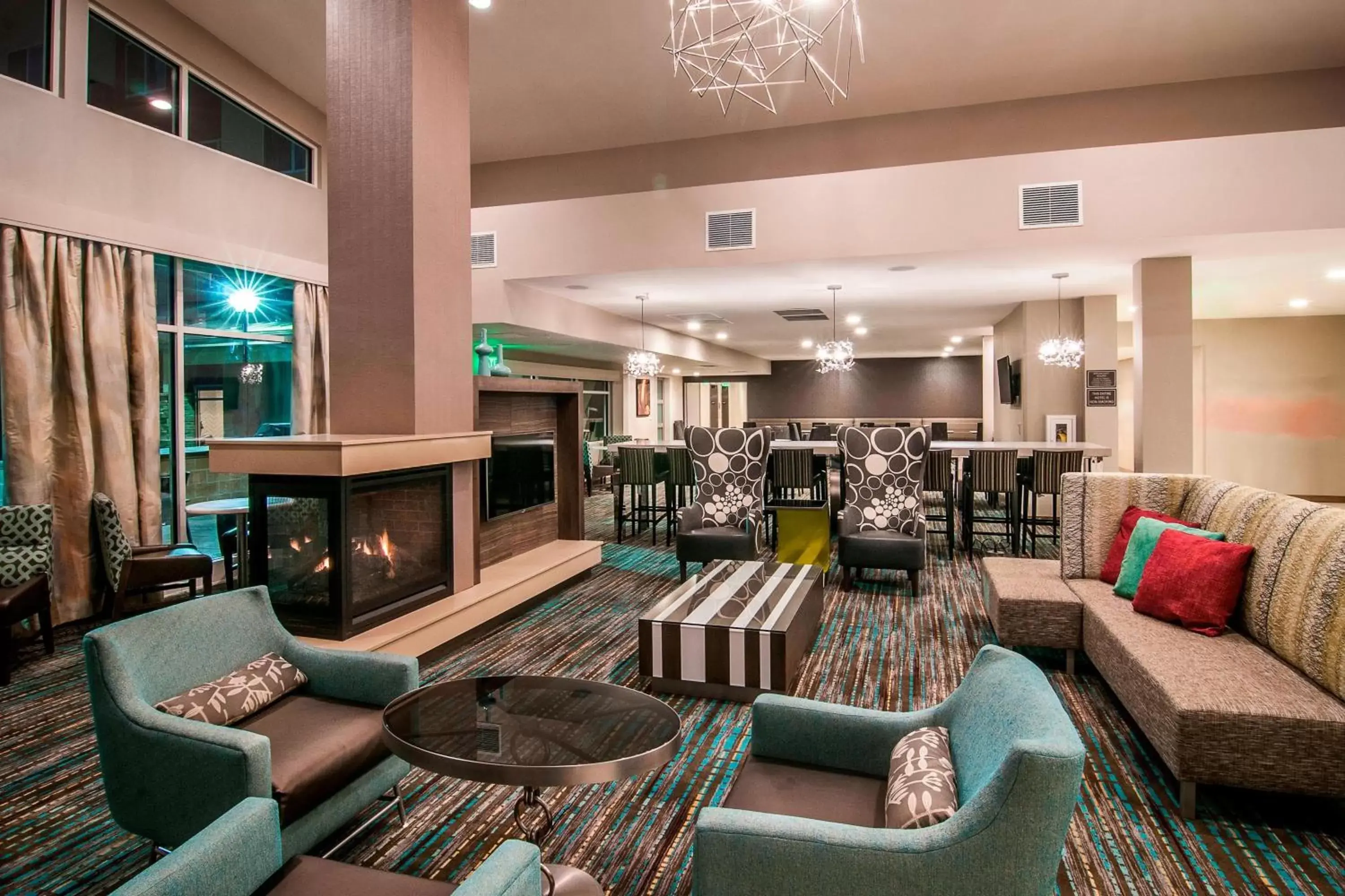 Lobby or reception, Lounge/Bar in Residence Inn by Marriott Rapid City