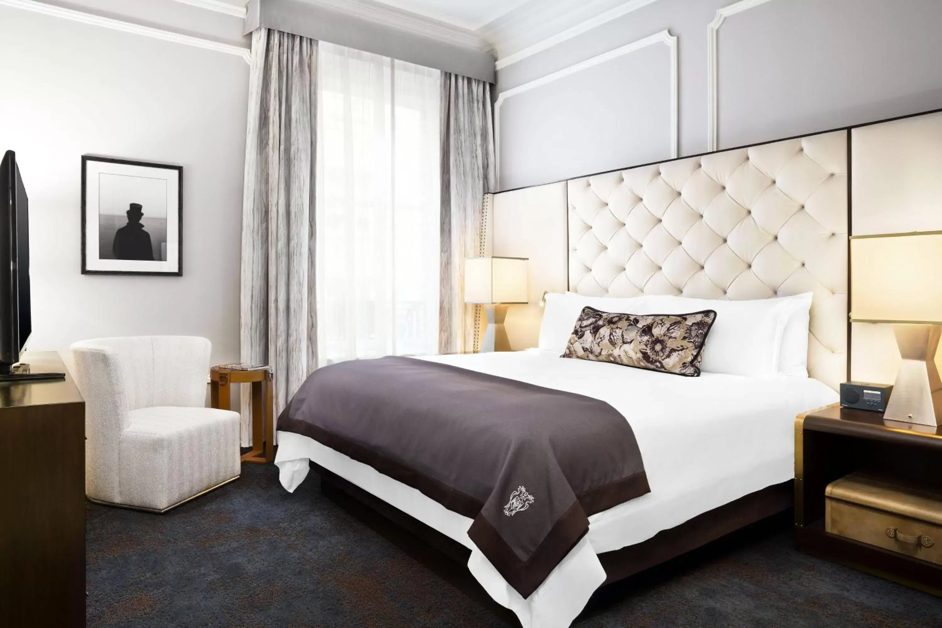 Bedroom, Bed in Palace Hotel, a Luxury Collection Hotel, San Francisco