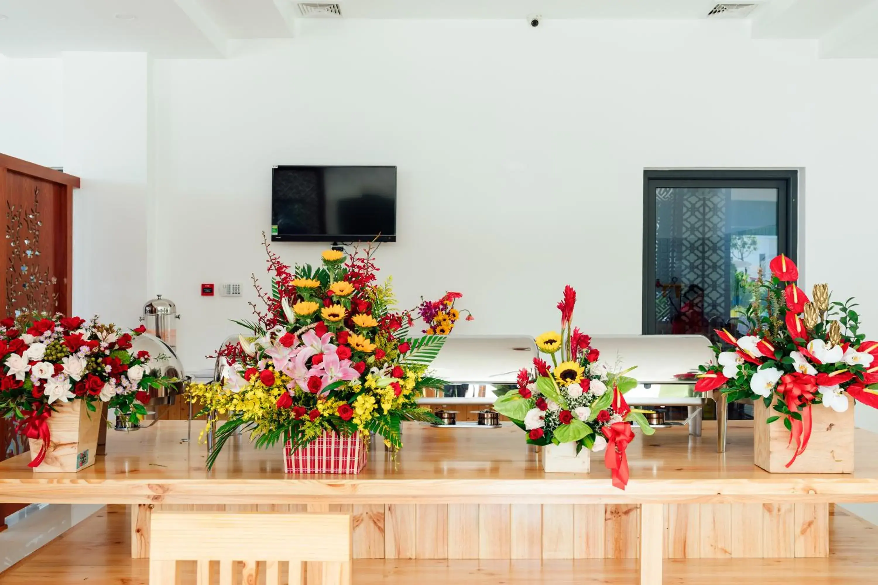 Lobby or reception, TV/Entertainment Center in Xuan Hien Resort