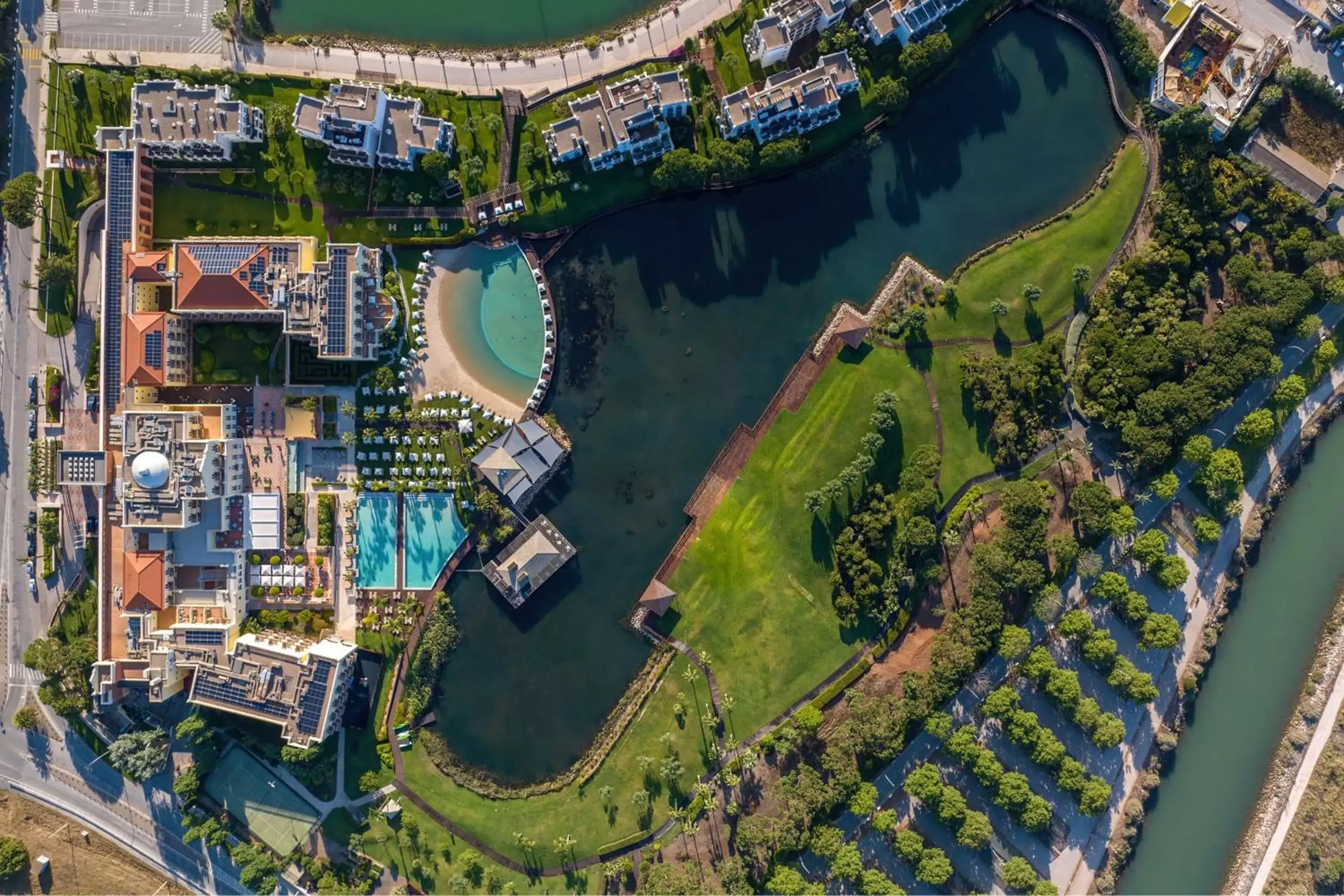 Property building, Bird's-eye View in Domes Lake Algarve, Autograph Collection