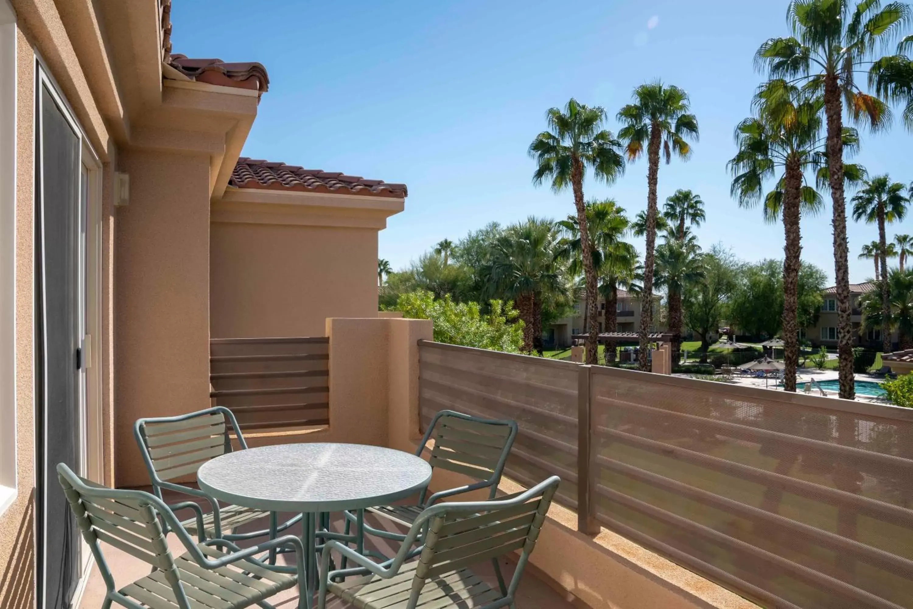Balcony/Terrace in Raintree's Cimarron Golf Resort Palm Springs