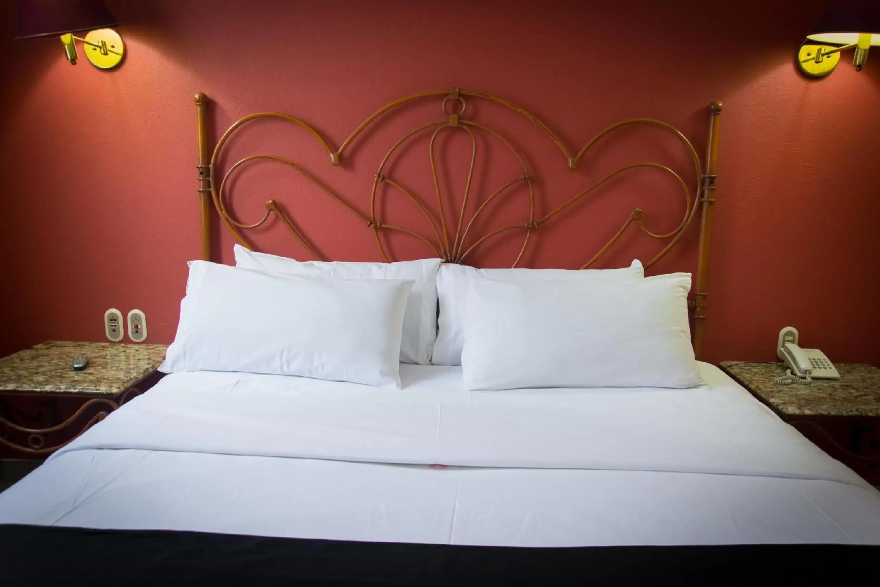 Bed in Hotel Santa Maria