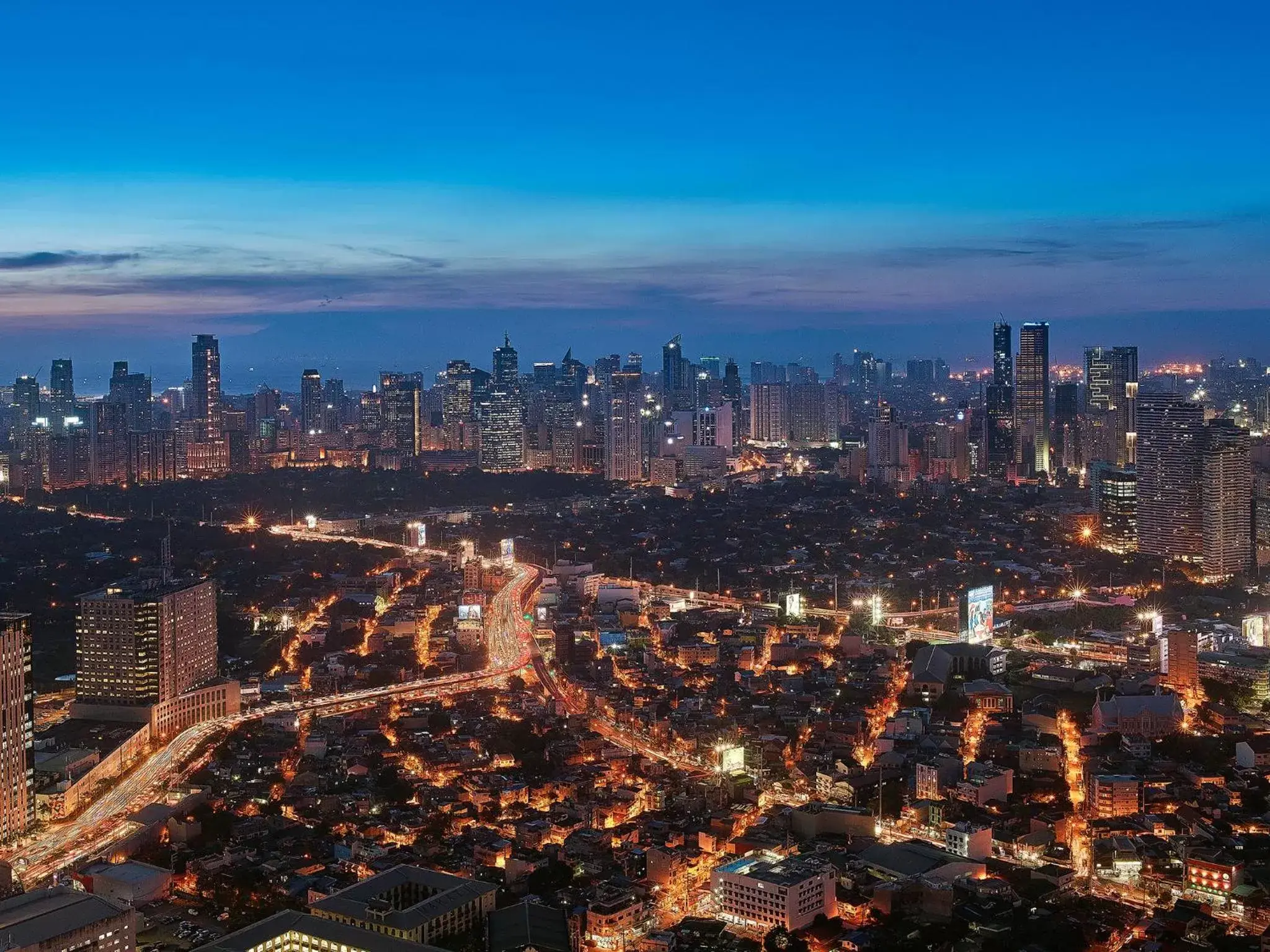 Property building, Bird's-eye View in Grand Hyatt Manila