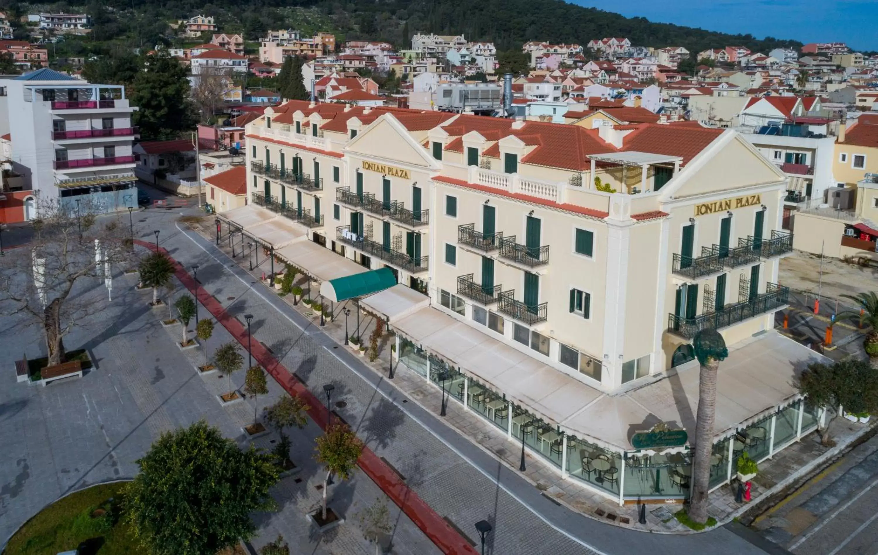 Bird's eye view, Bird's-eye View in Ionian Plaza Hotel