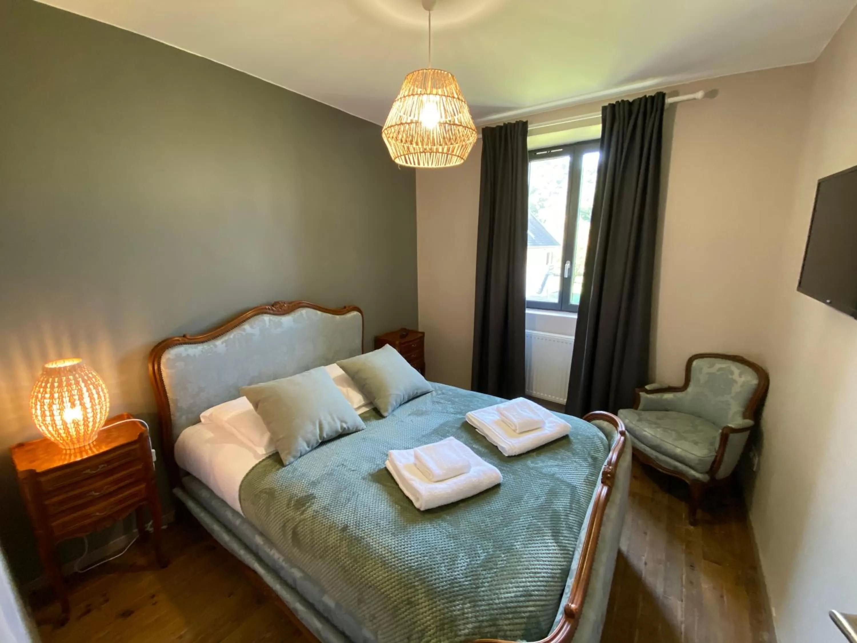 Bed in Les Villas du Domaine de Suzel