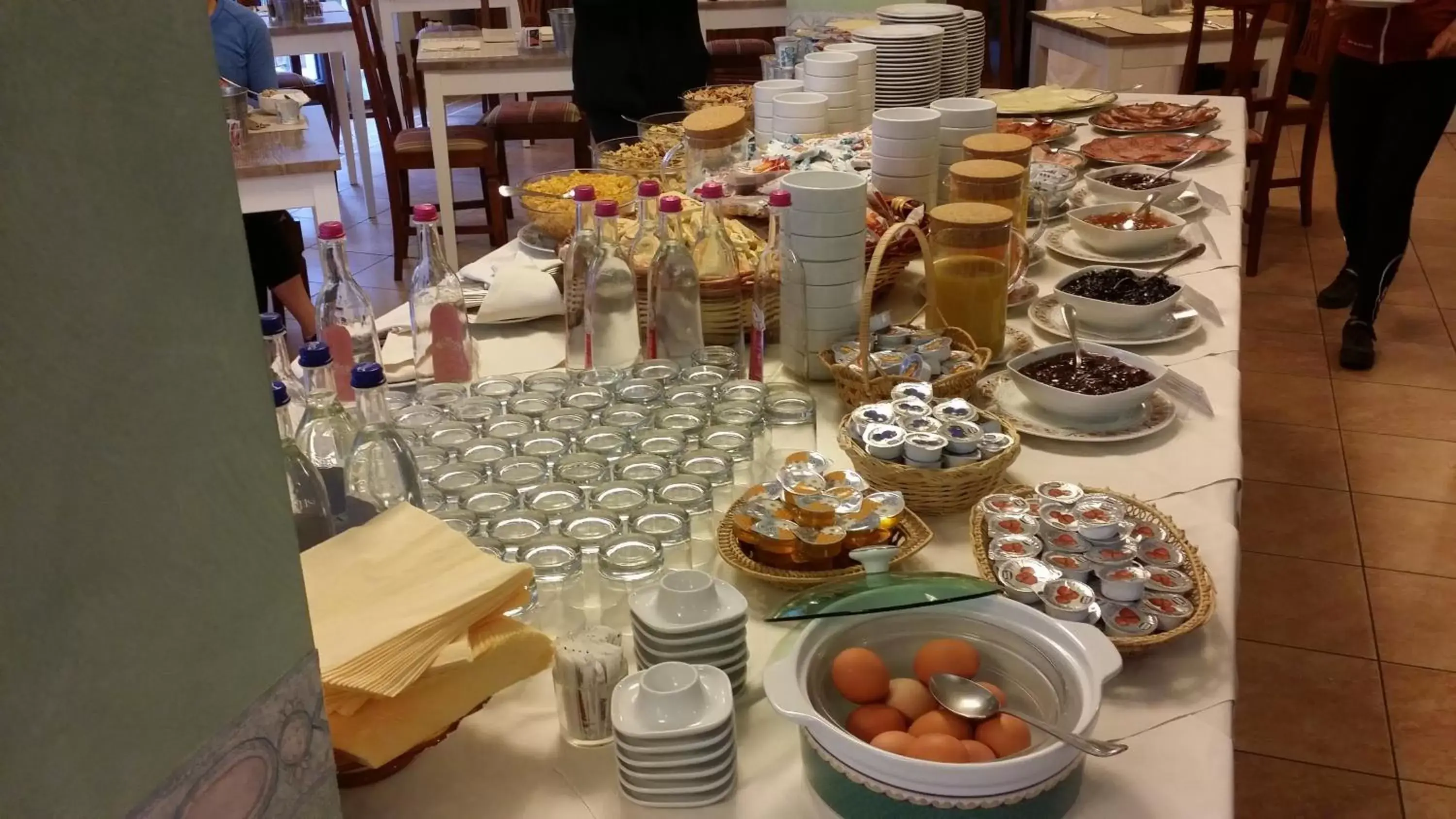 Buffet breakfast in Albergo Ristorante San Biagio