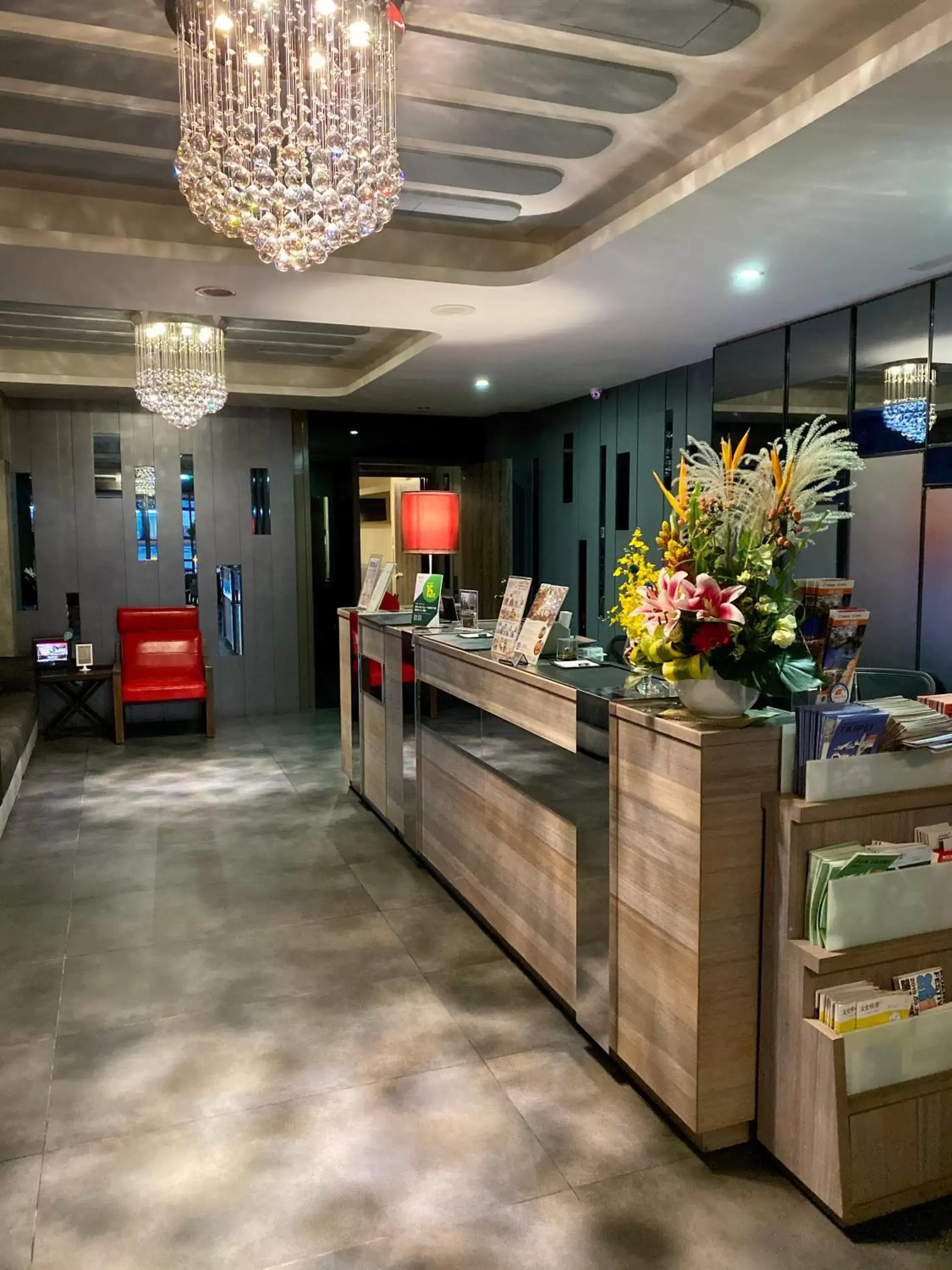 Lobby/Reception in Beauty Hotels Taipei - Hotel B7