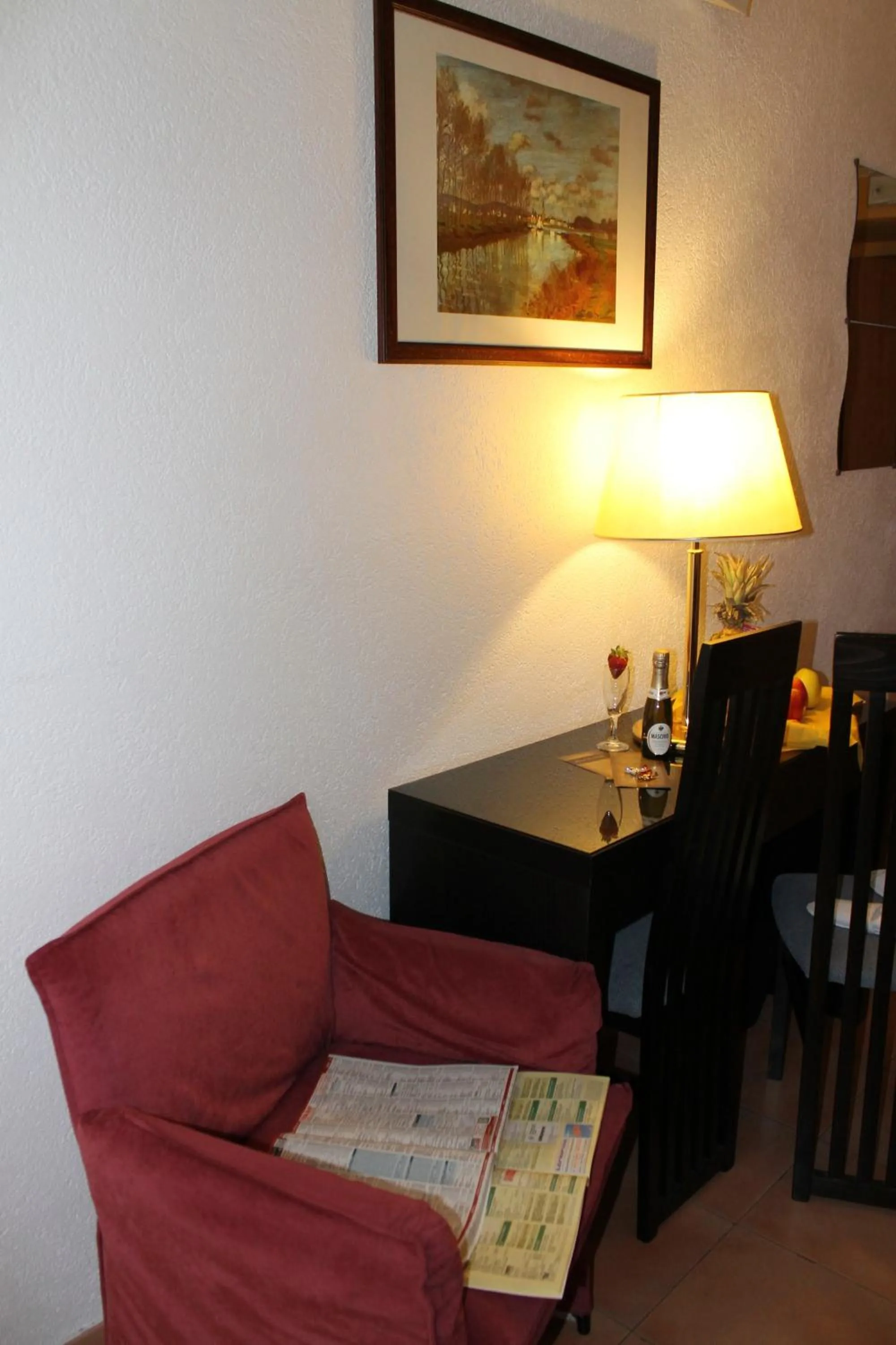 Seating area in Hotel Centrale