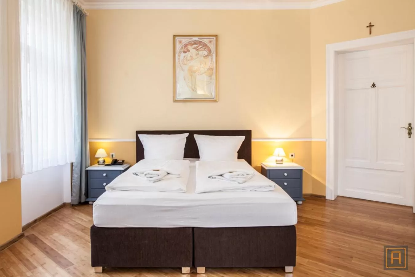 Bed in Hotel Silesia