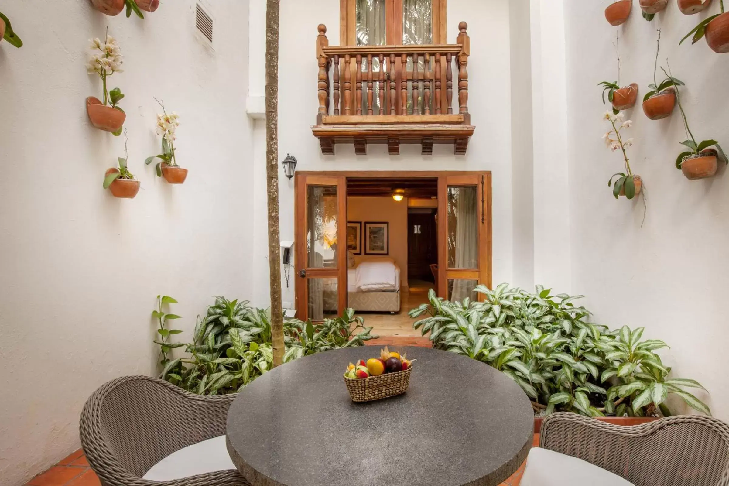 Patio in Hotel Casa San Agustin