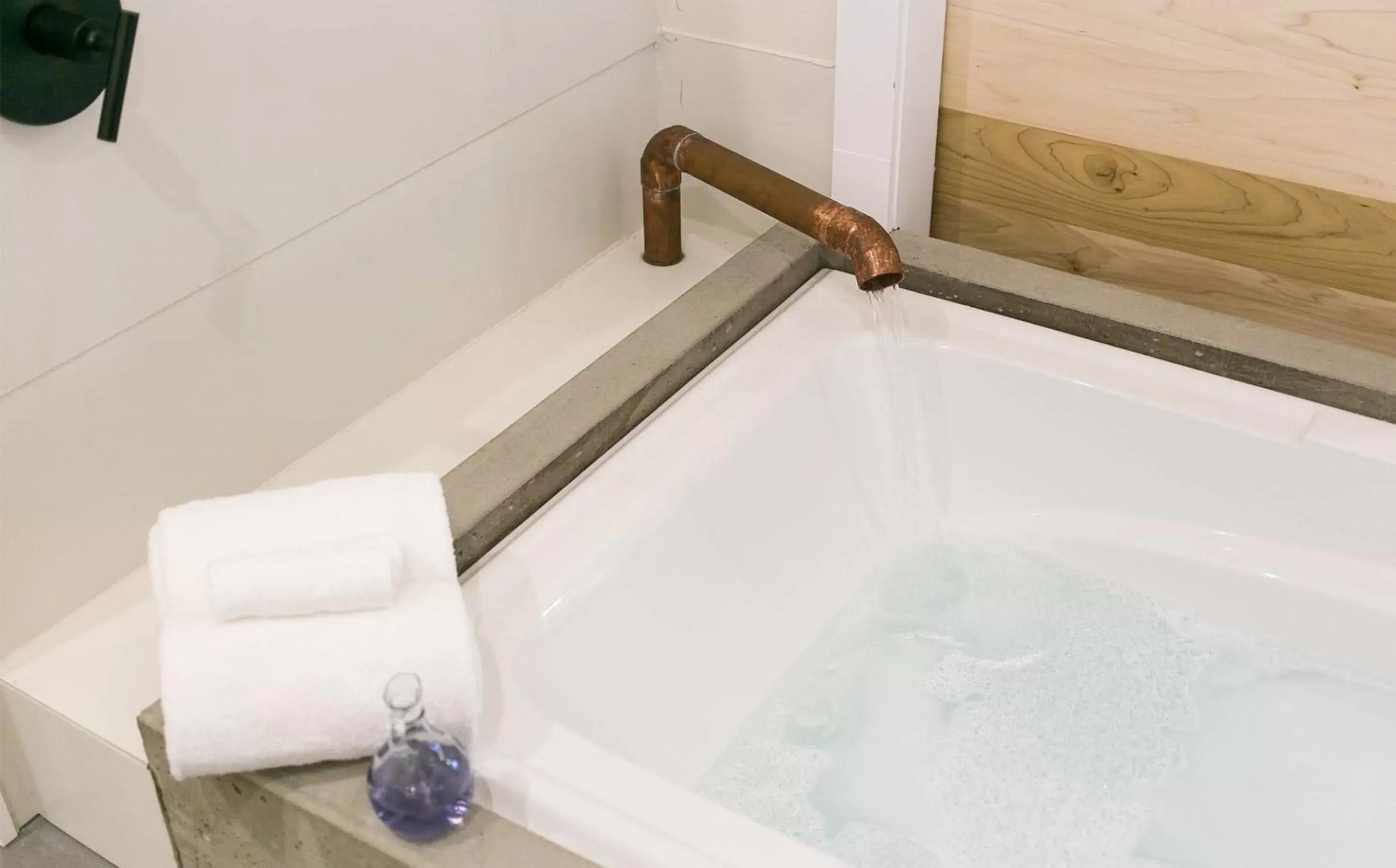 Bathroom in Farmhouse Suites by Amish Country Lodging