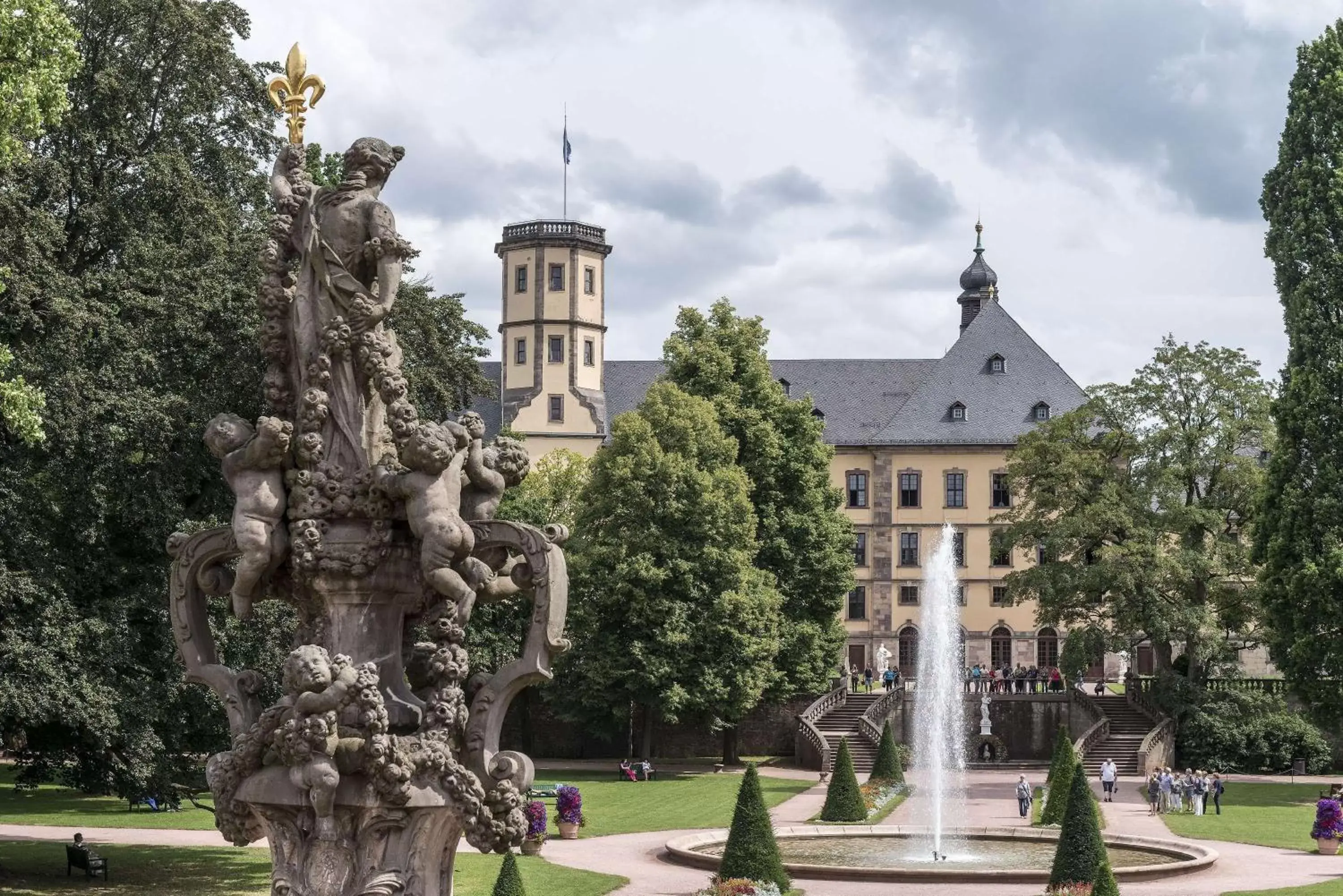 Nearby landmark, Garden in Maritim Hotel Am Schlossgarten