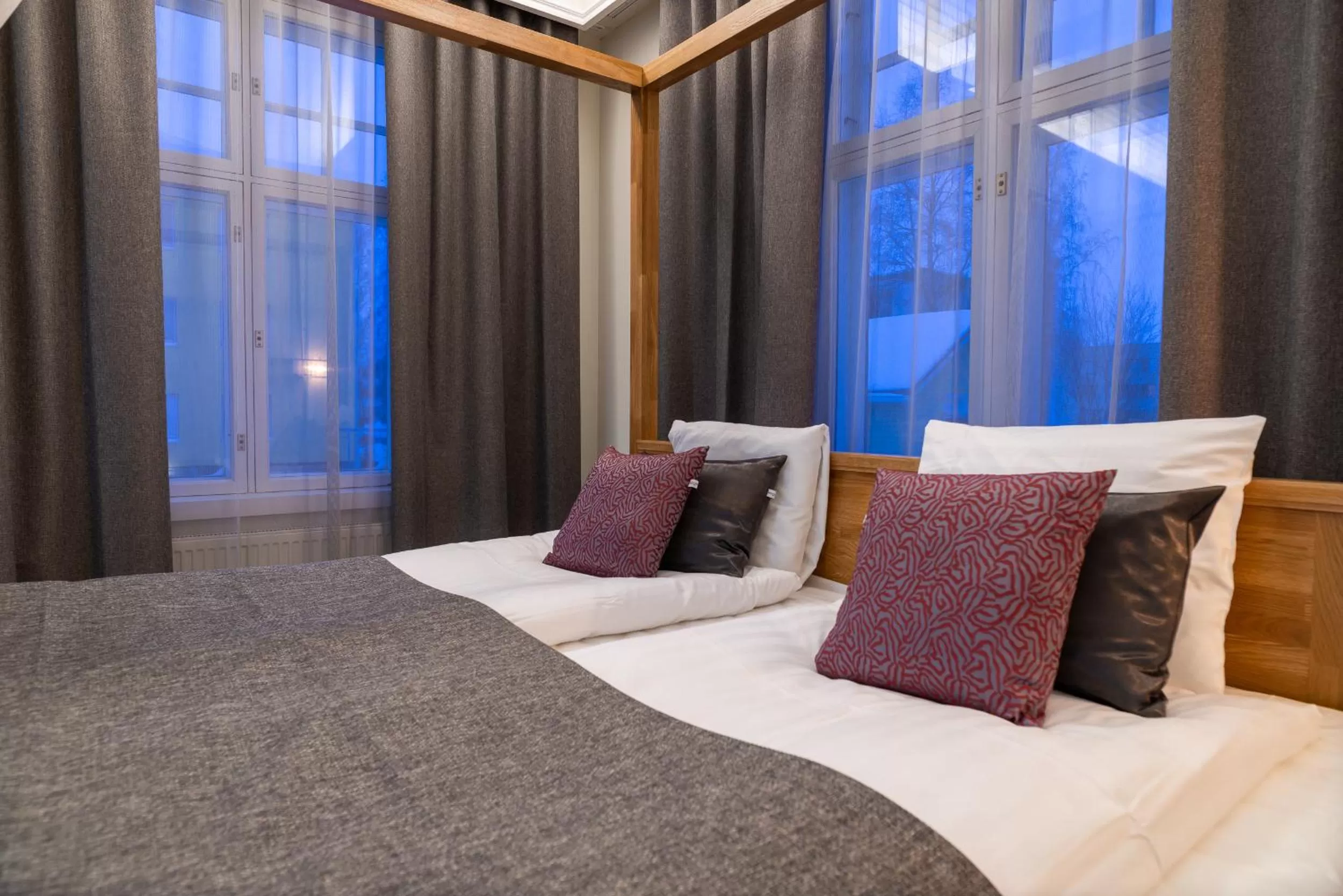 Bed in De Gamlas Hem Hotel & Restaurant