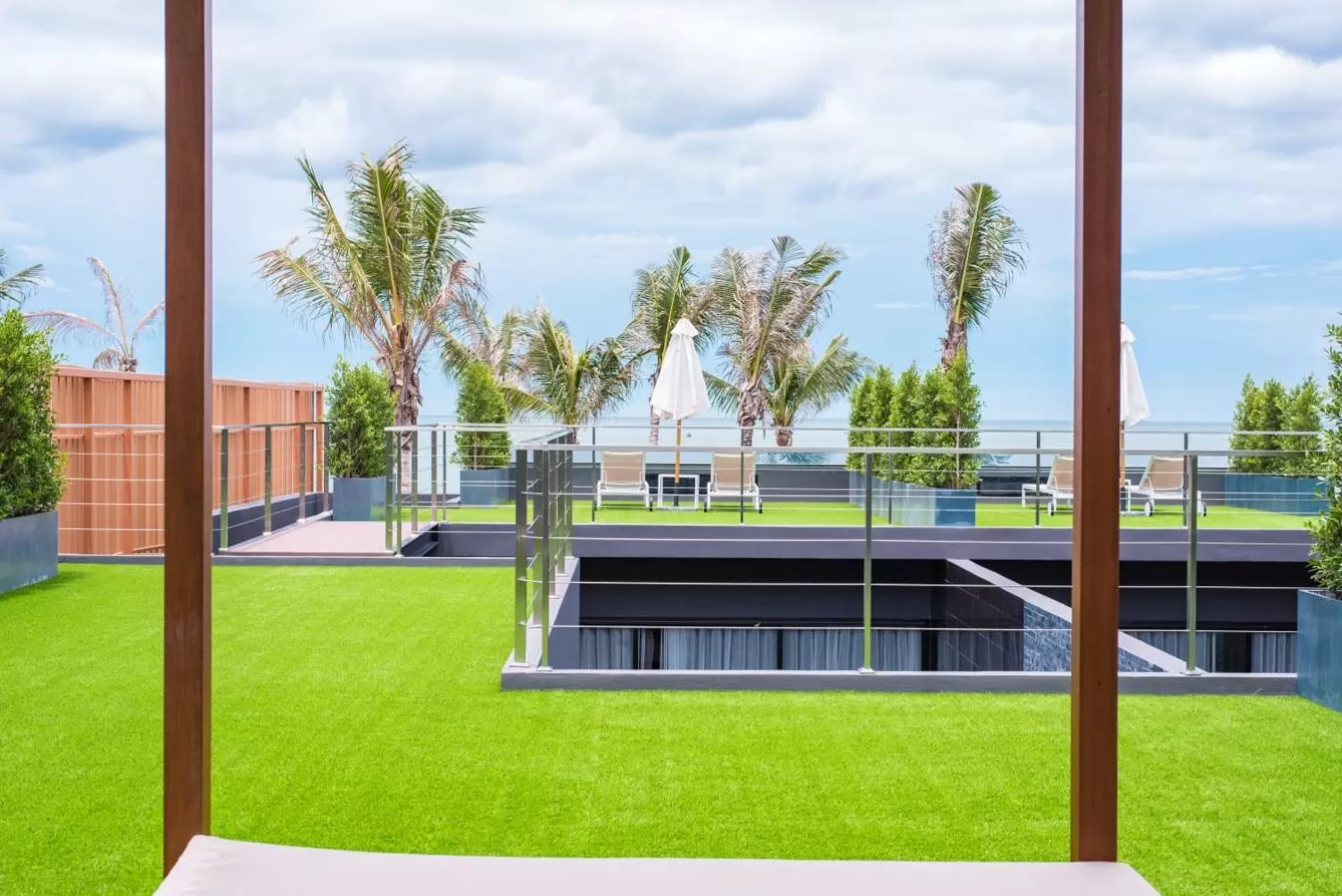 Garden view in The Yana Villas Hua Hin