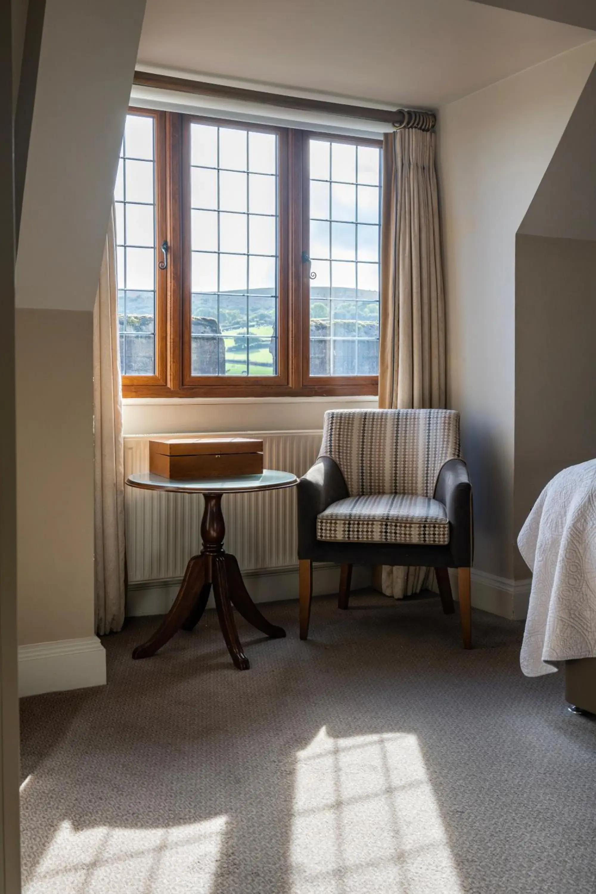 Bedroom, Seating Area in Bovey Castle