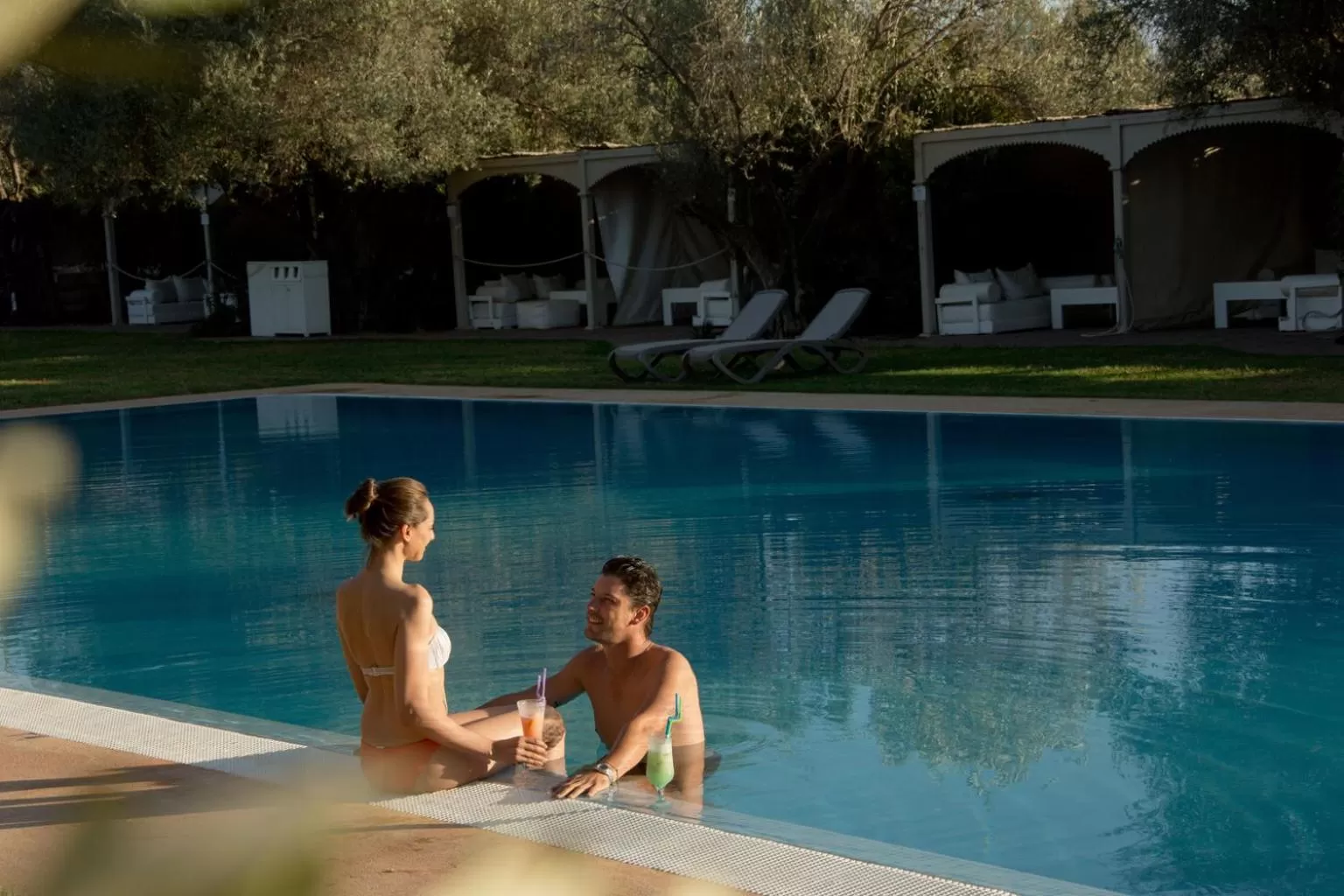 Swimming pool in Oasis lodges